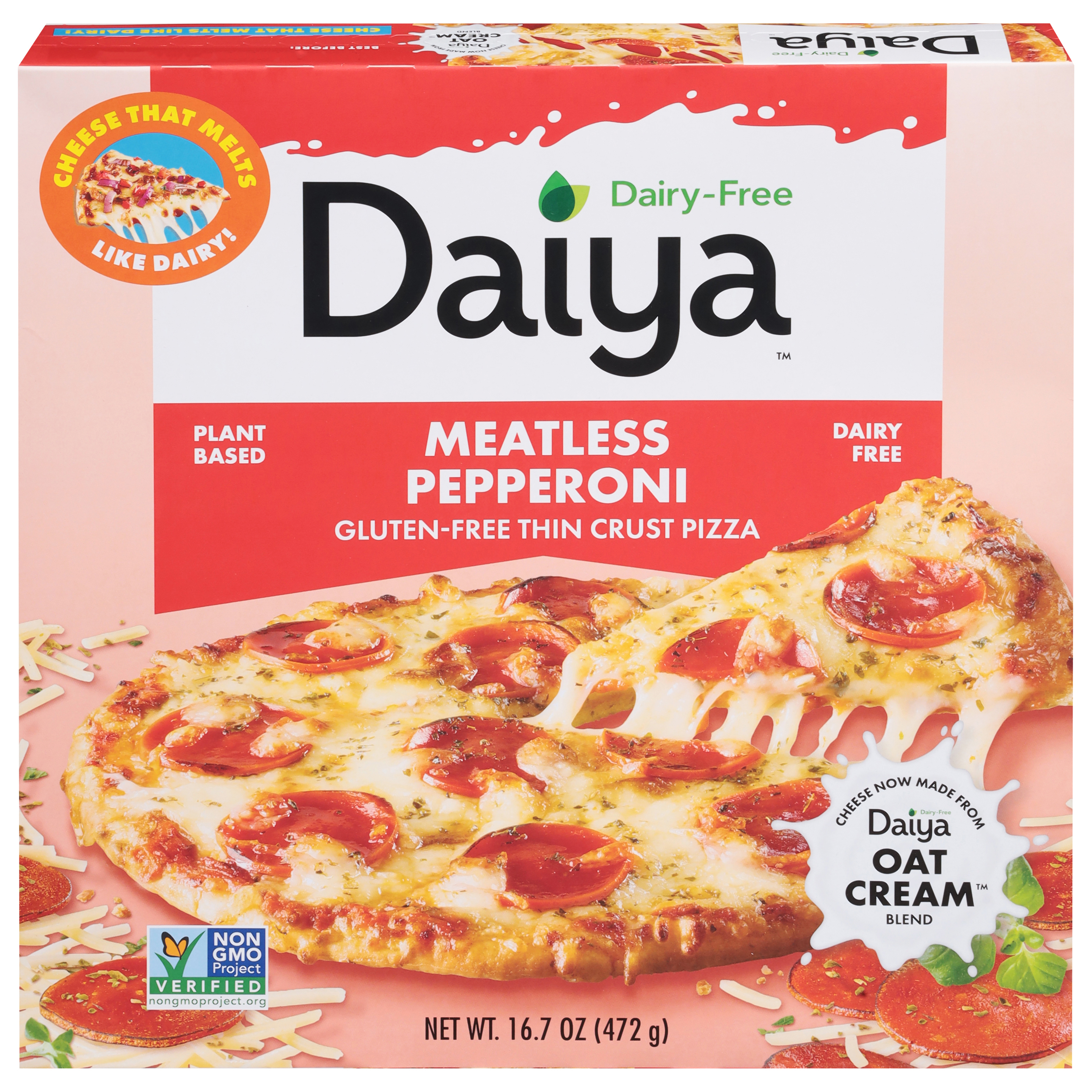 Daiya Gluten-Free Thin Crust Meatless Pepperoni Pizza
