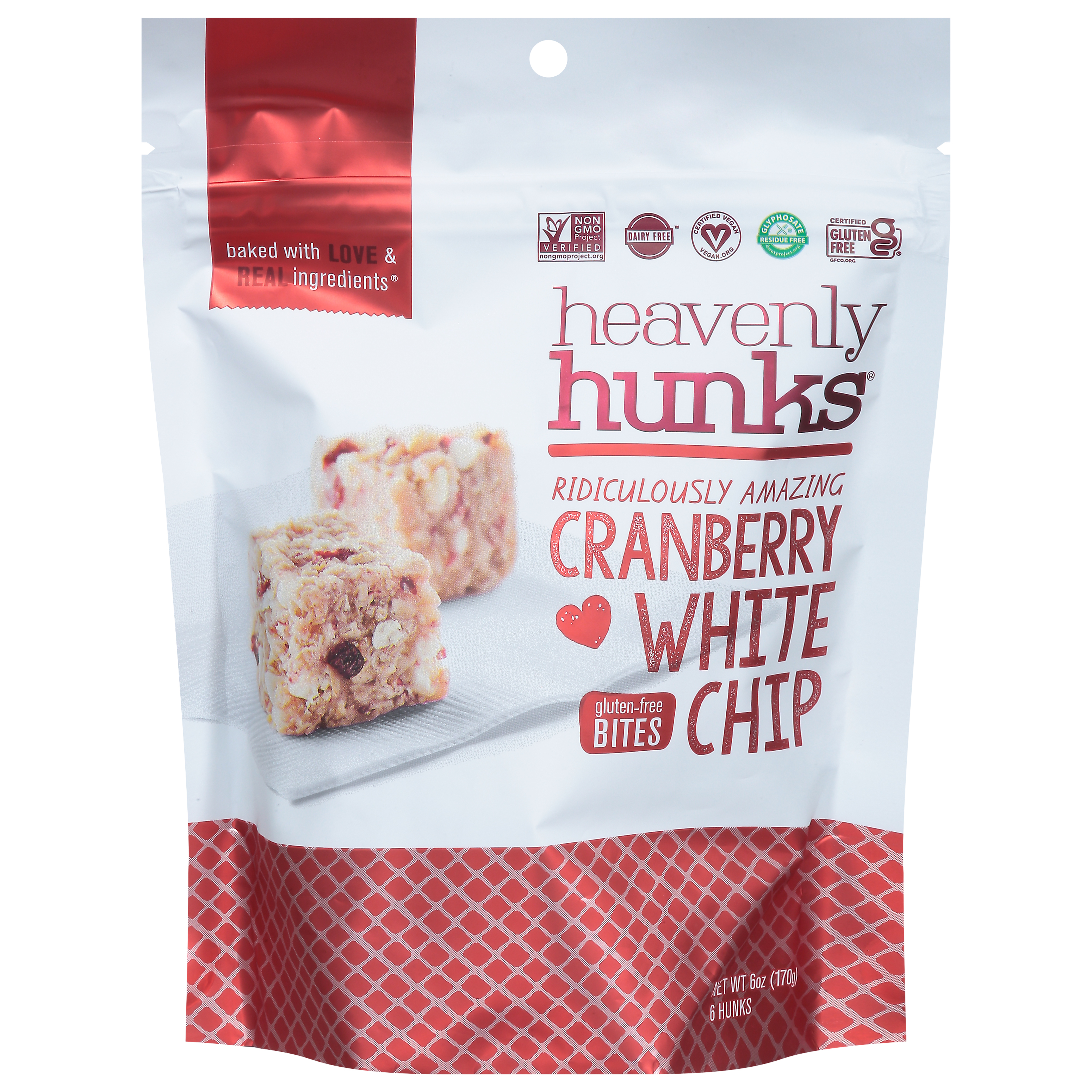 Heavenly Hunks Cranberry White Chip Hunks