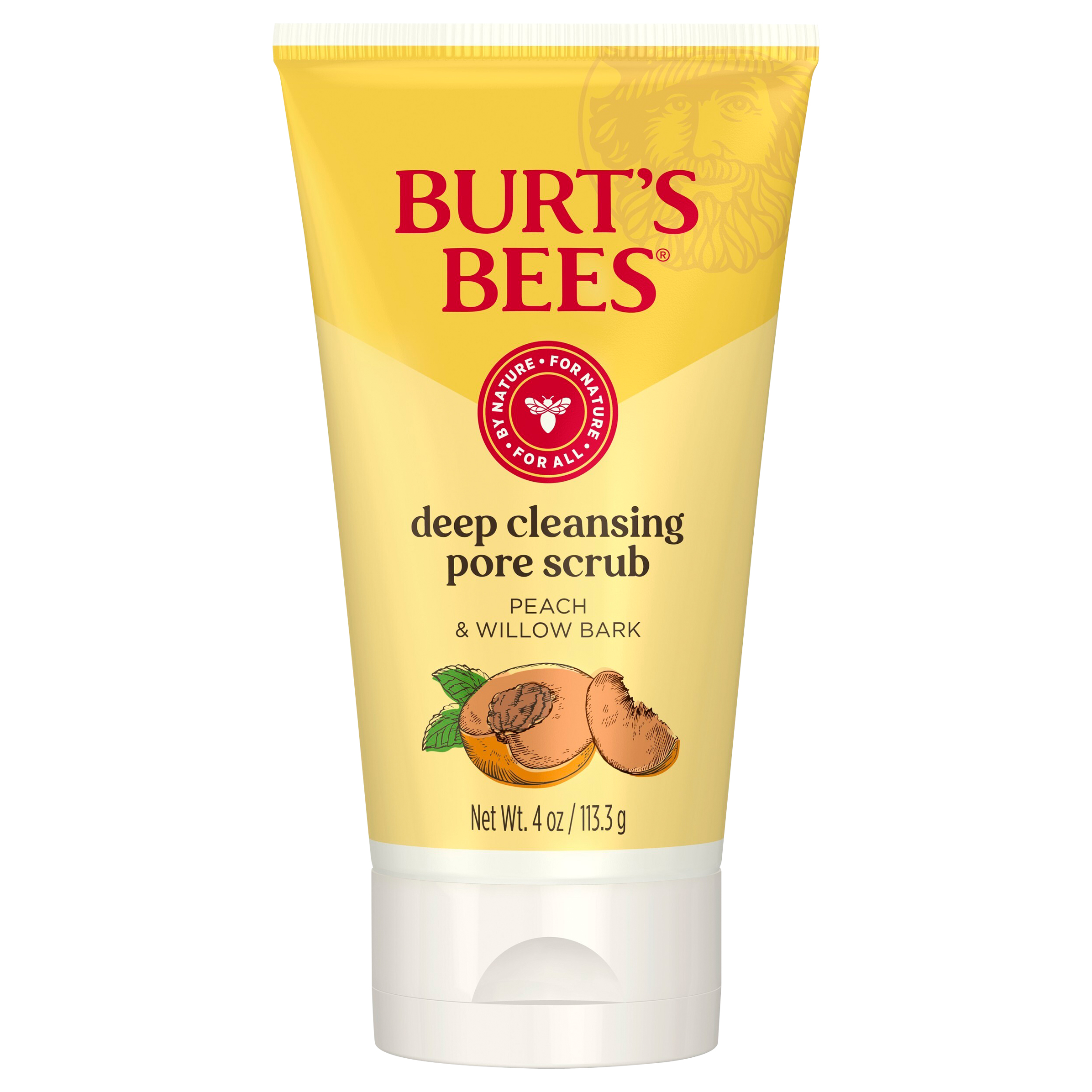 Burt's Bees® Peach and Willow Bark Deep Pore Exfoliating Facial Scrub