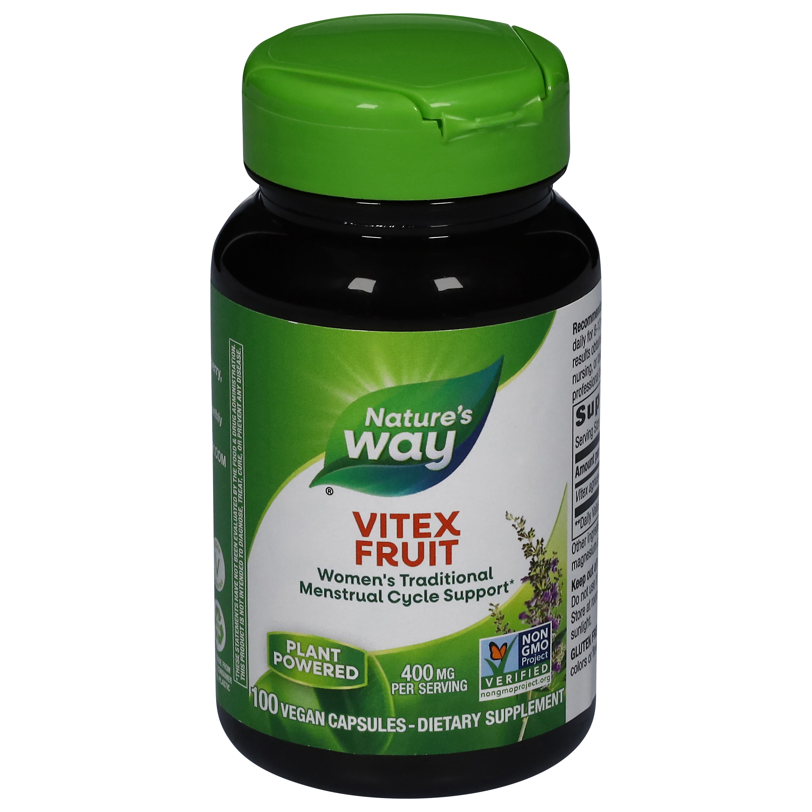 Nature's Way Capsules 400 mg Vitex Fruit 100 Capsules