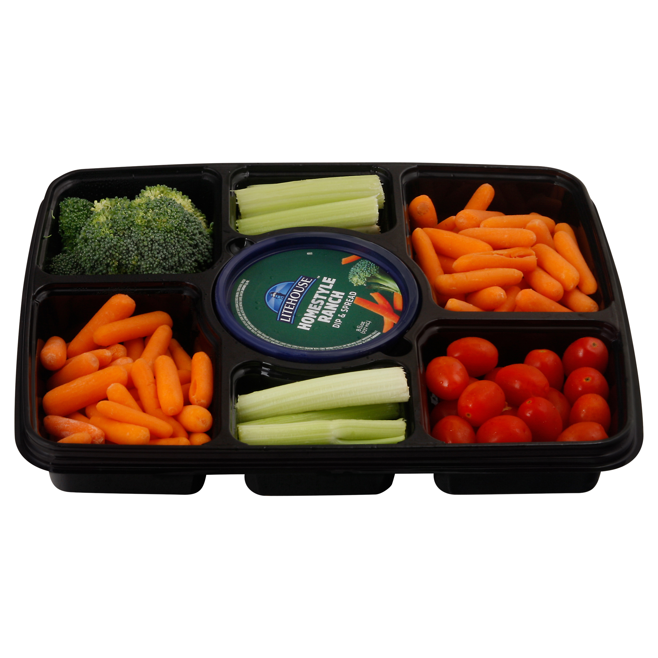 Food Lion Vegetable Tray with Ranch Dip 1 ea