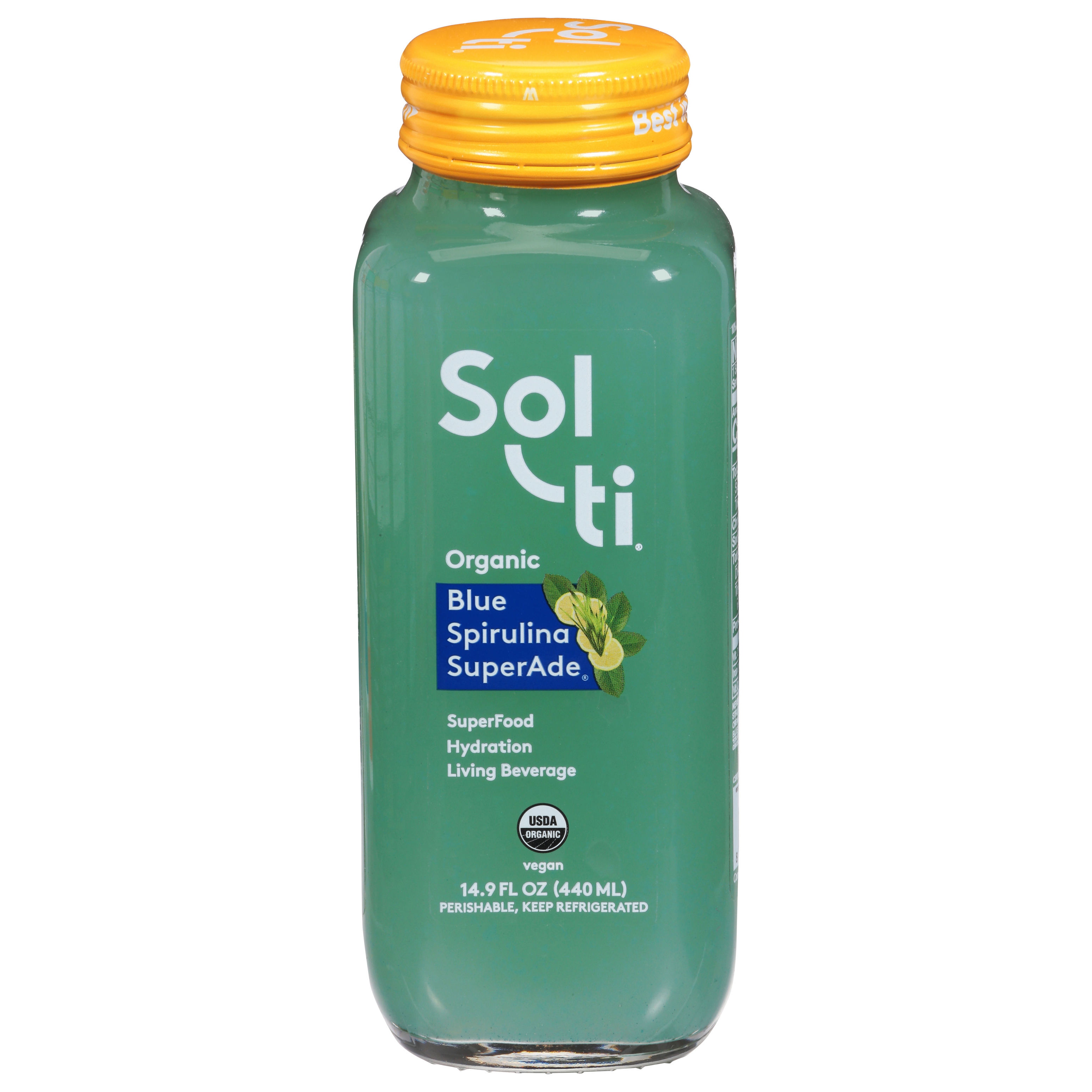 Sol-Ti Organic Blue Spirulina SuperAde Living Beverage