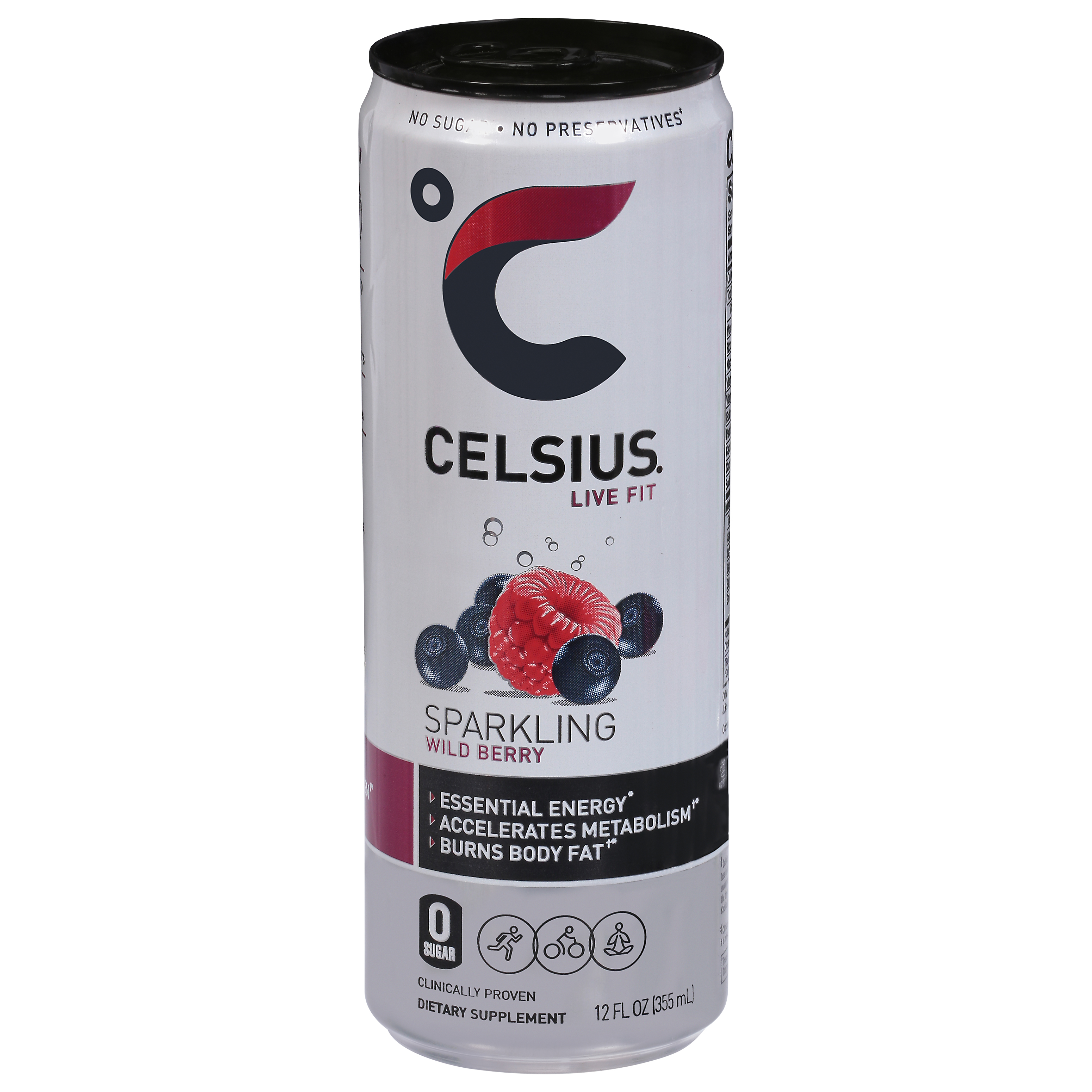 Celsius Live Fit Sparkling Wild Berry Energy Drink