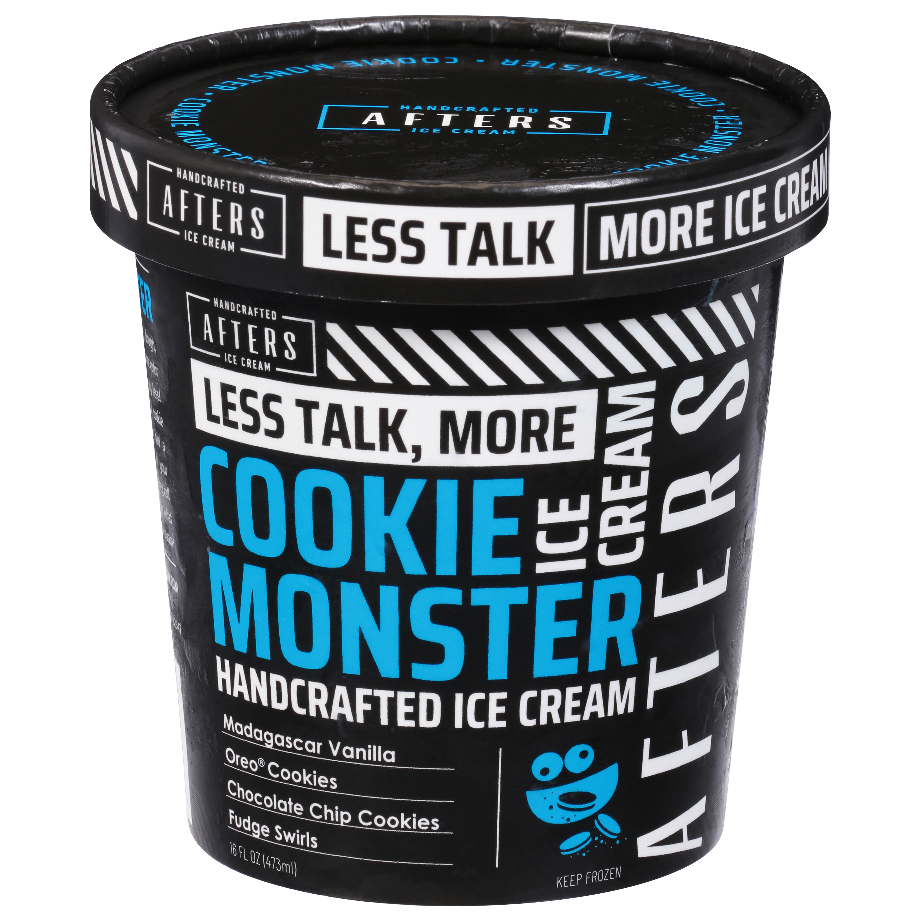 Afters Ice Cream Handcrafted Cookie Monster Ice Cream