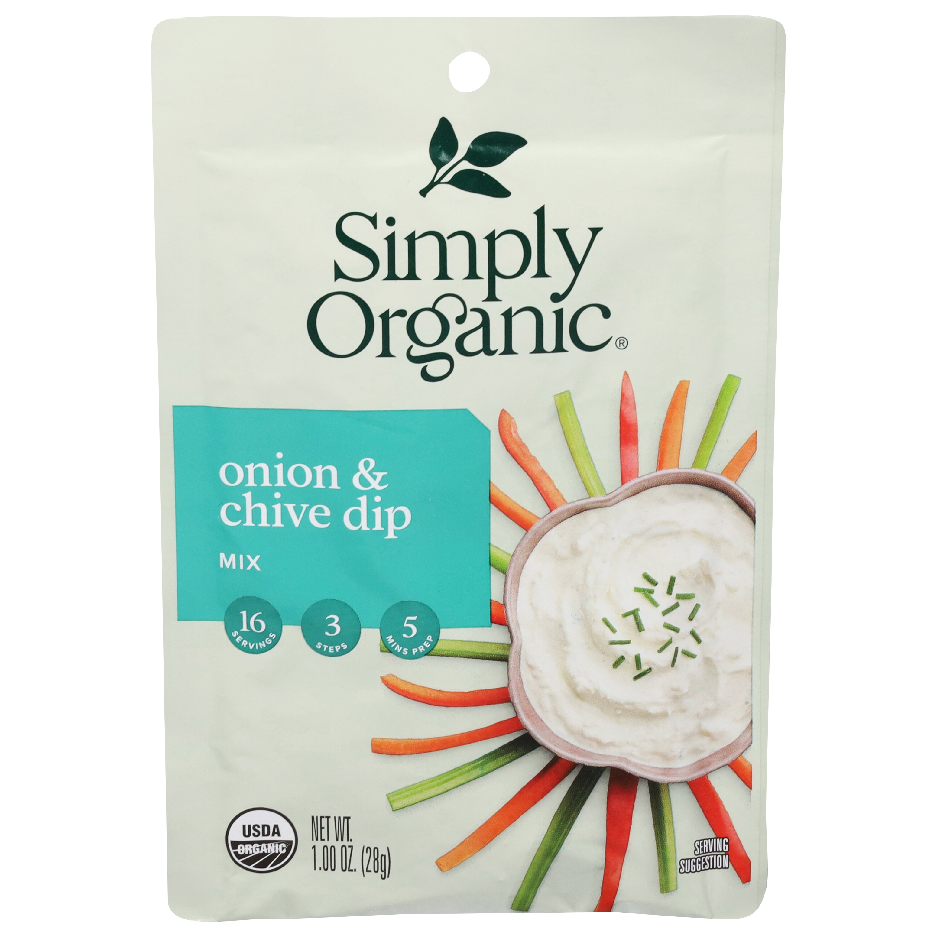 Simply Organic Onion & Chive Dip Mix