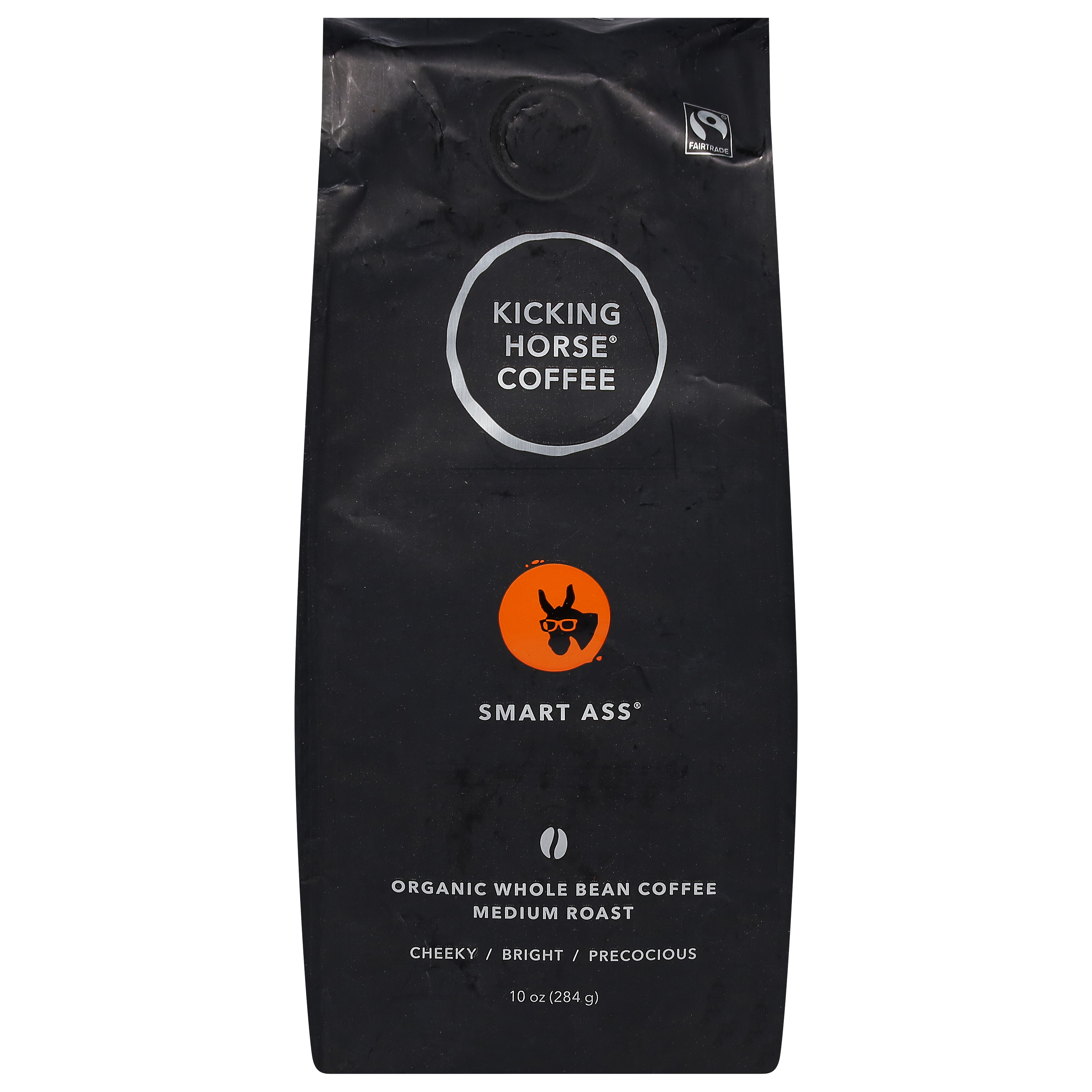 Kicking Horse Coffee Smart Ass Organic Medium Roast Whole Bean Coffee