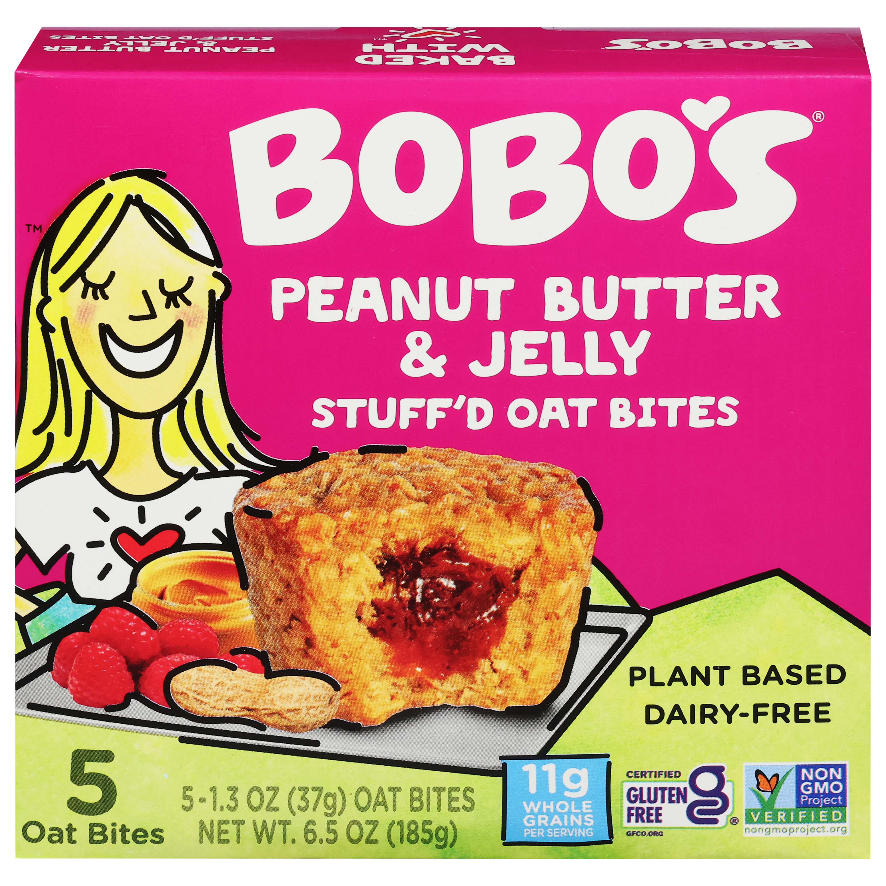 Bobo's Stuff'd Peanut Butter & Jelly Oat Bites