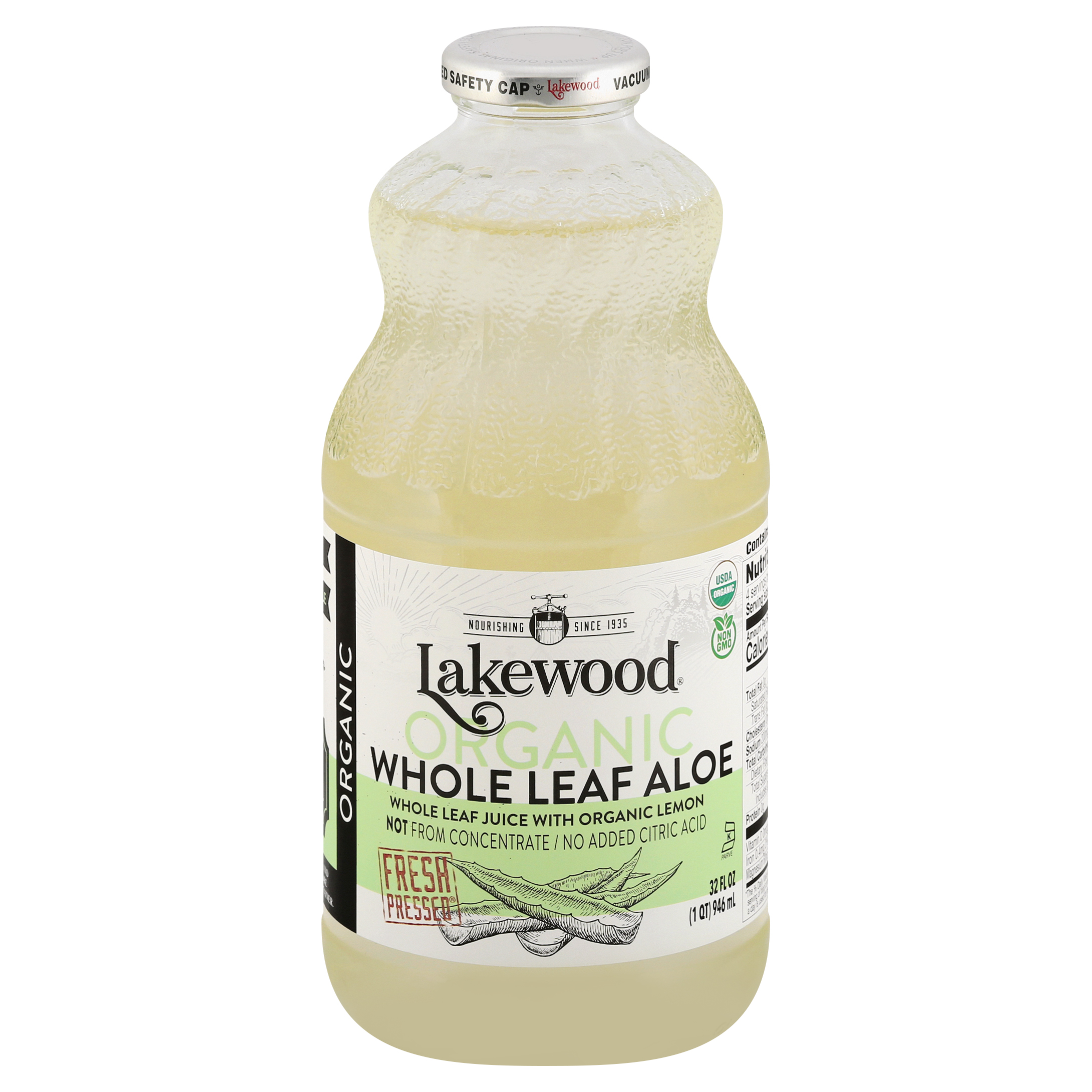 Lakewood Organic Whole Leaf Aloe Juice
