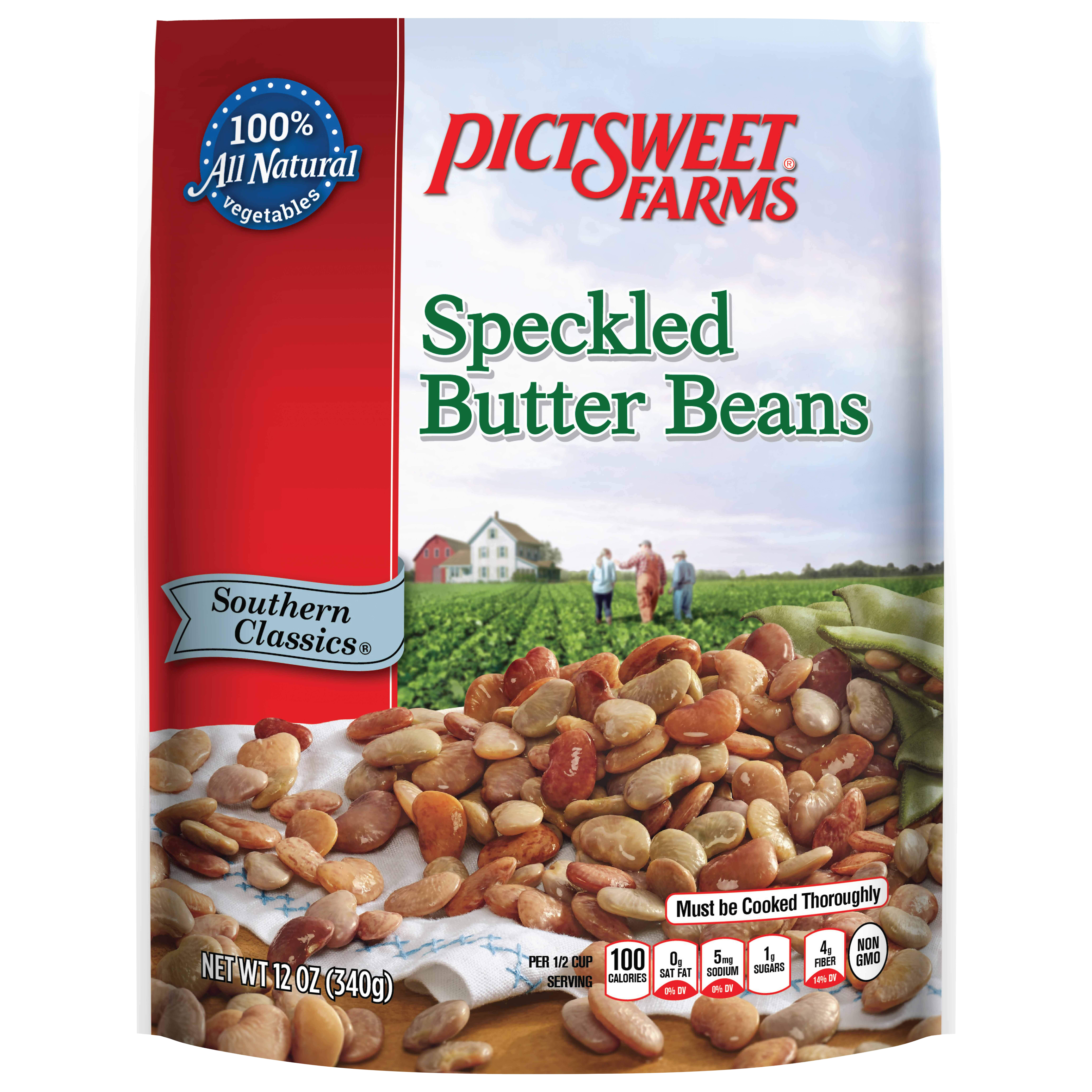 Pictsweet Farms Speckled Butter Beans, Southern Classics- 12 oz