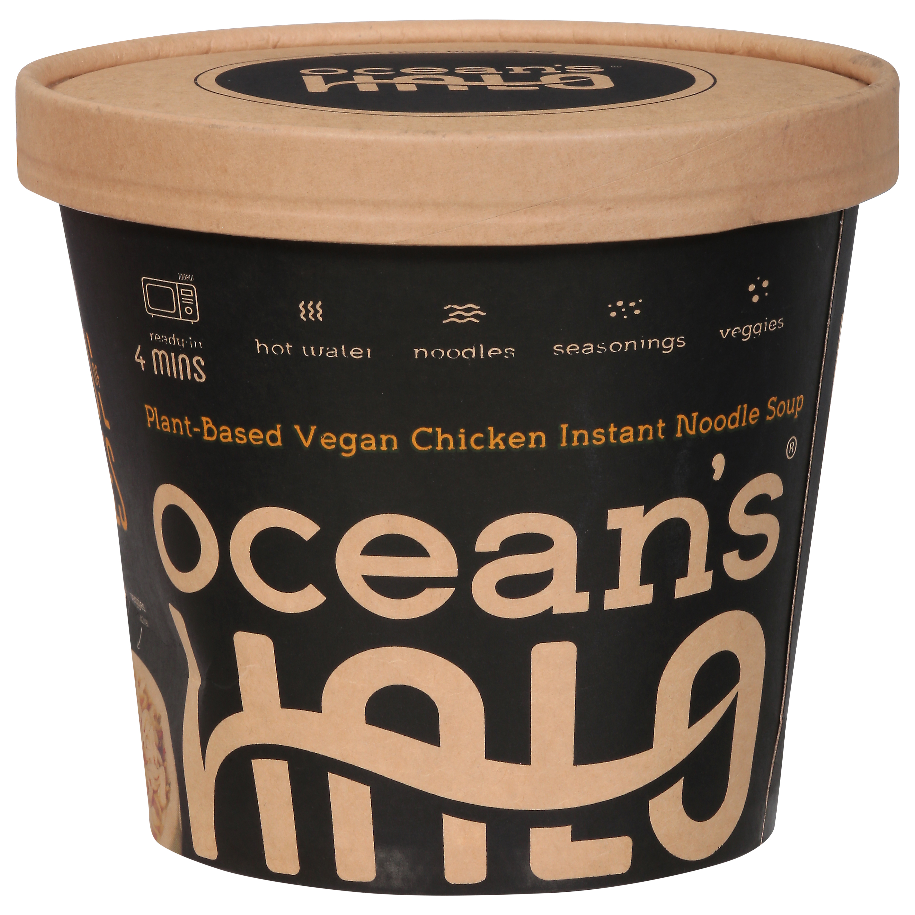 Ocean's Halo Organic Vegan Chicken Big Bowl of Noodles