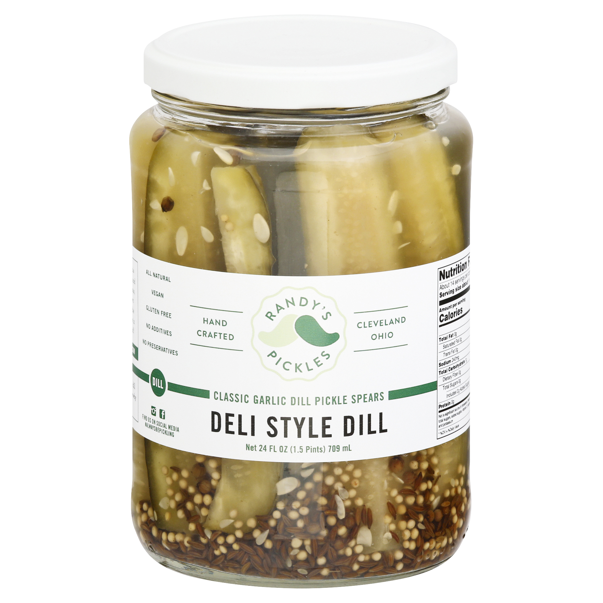Randys Pickles Dill Pickle Spears