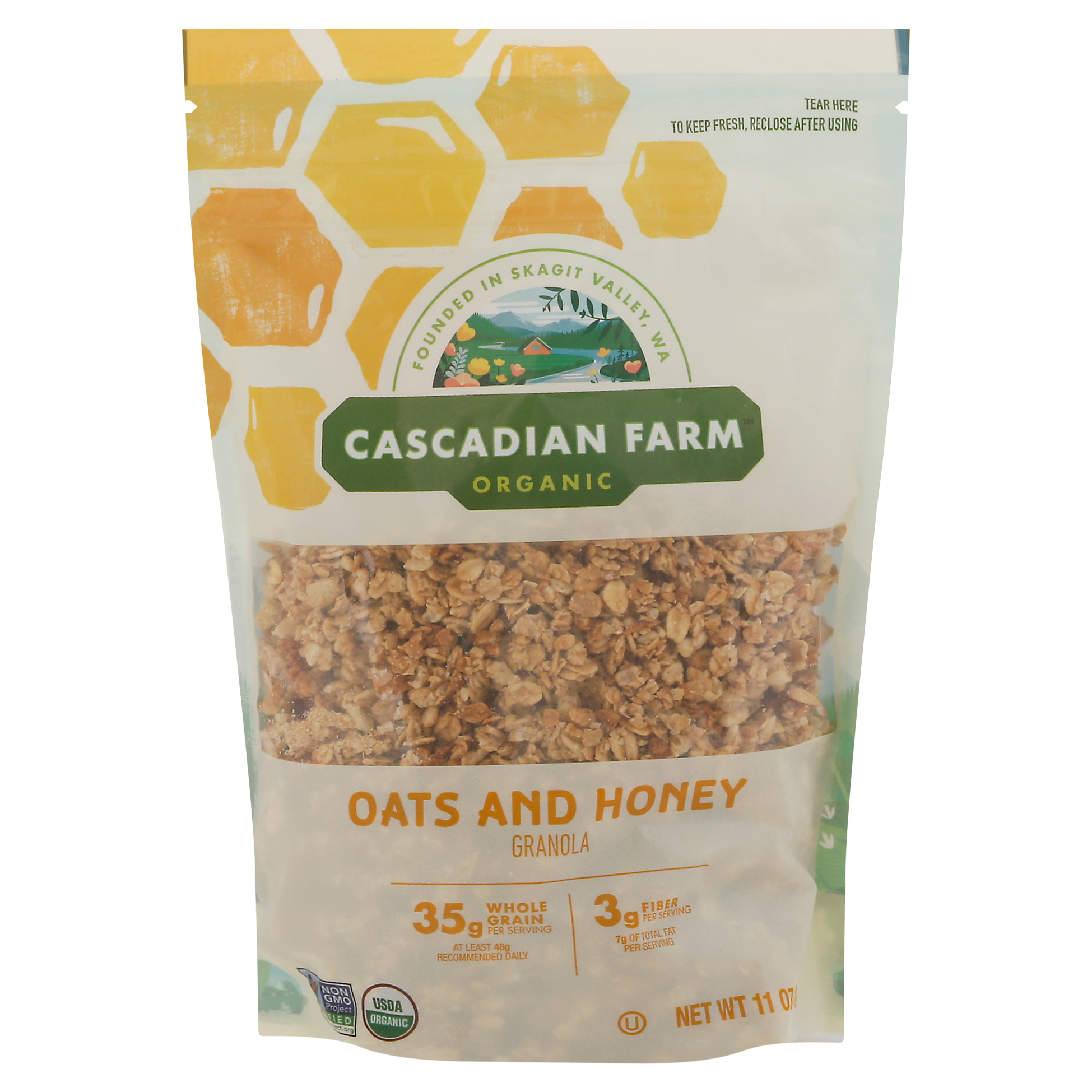 Cascadian Farm Organic Oats and Honey Granola