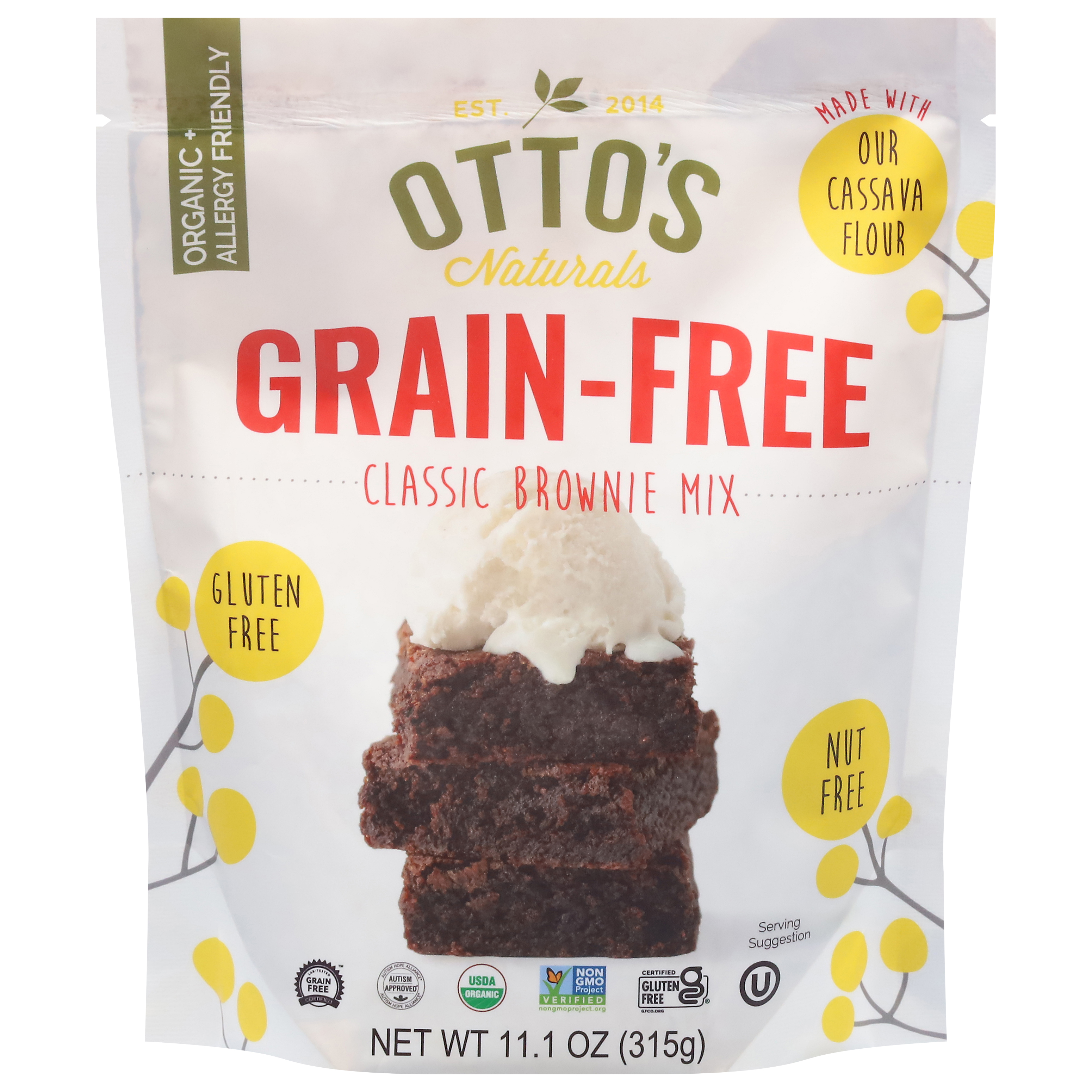 Otto's Naturals Grain-Free Classic Brownie Mix
