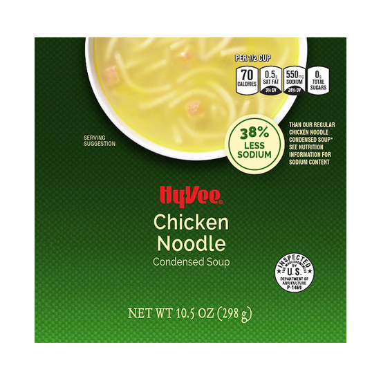 HyVee Chicken Noodle Condensed Soup 10.5 oz