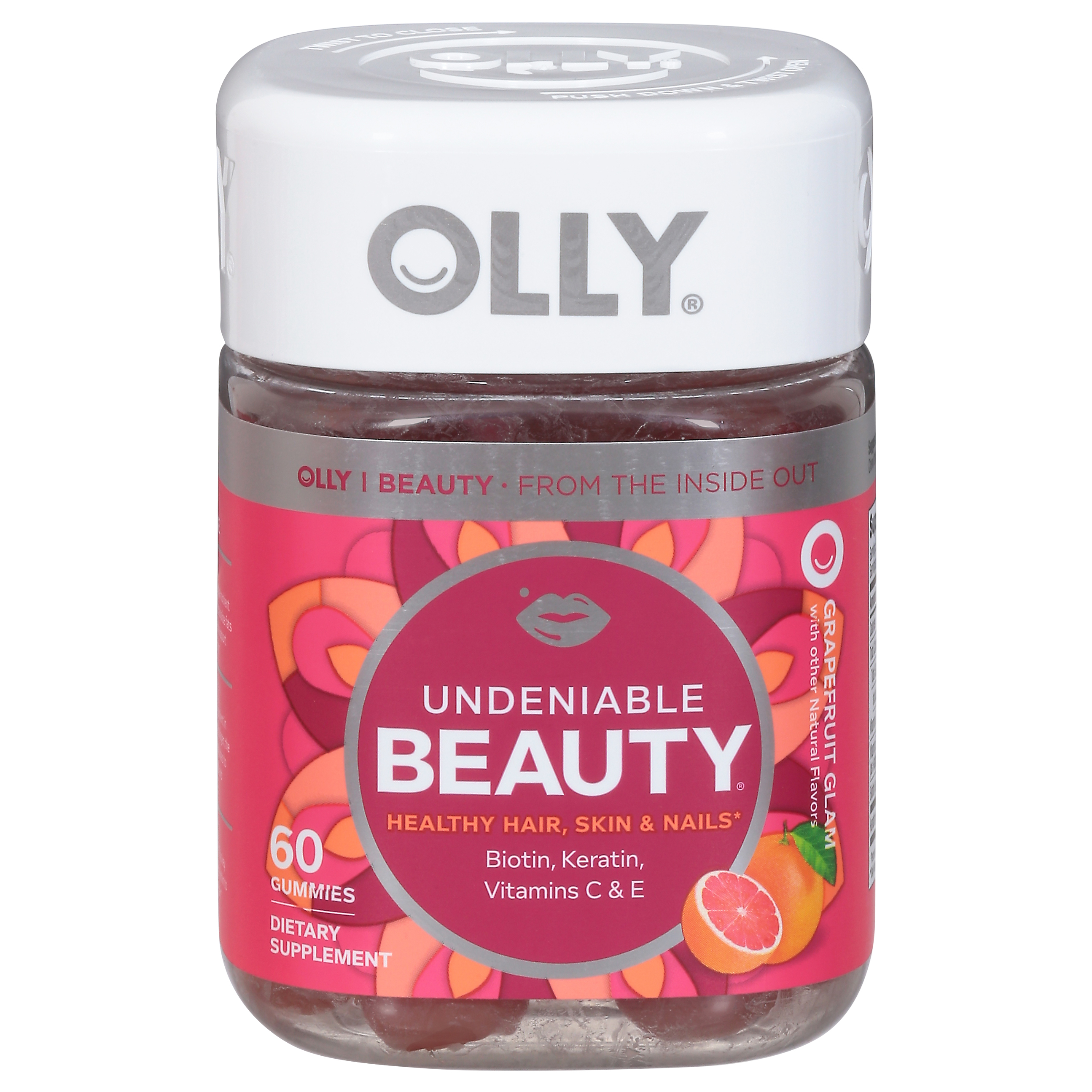 Olly Undeniable Beauty Grapefruit Glam Multivitamins