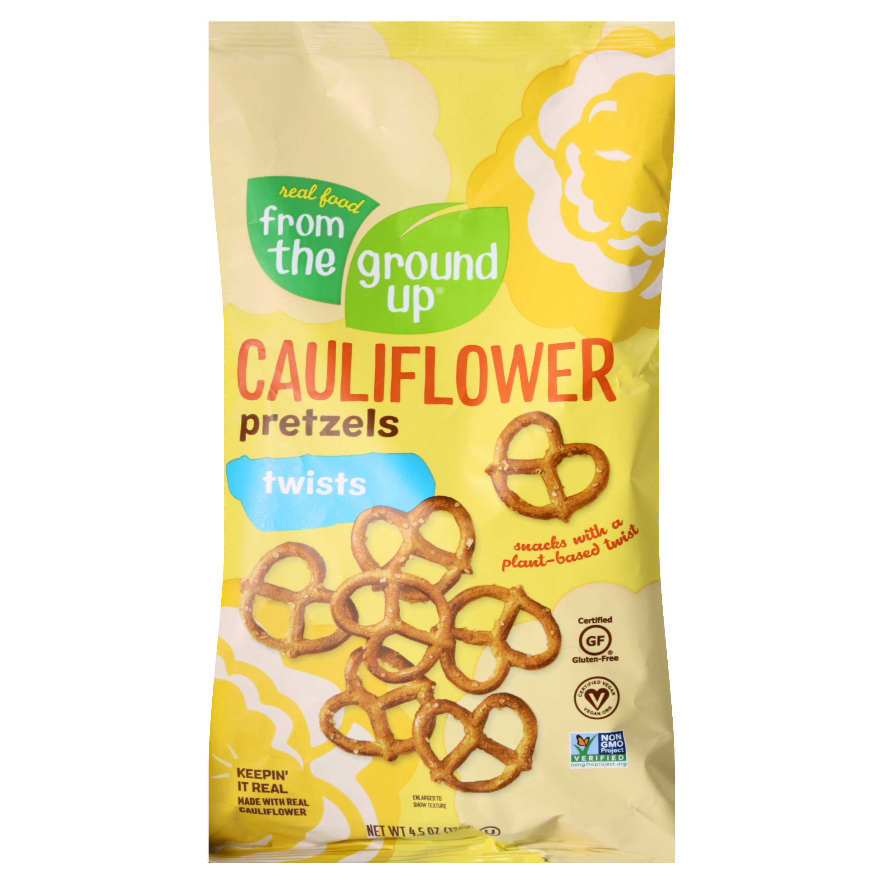 From the Ground Up Twists Cauliflower Pretzels