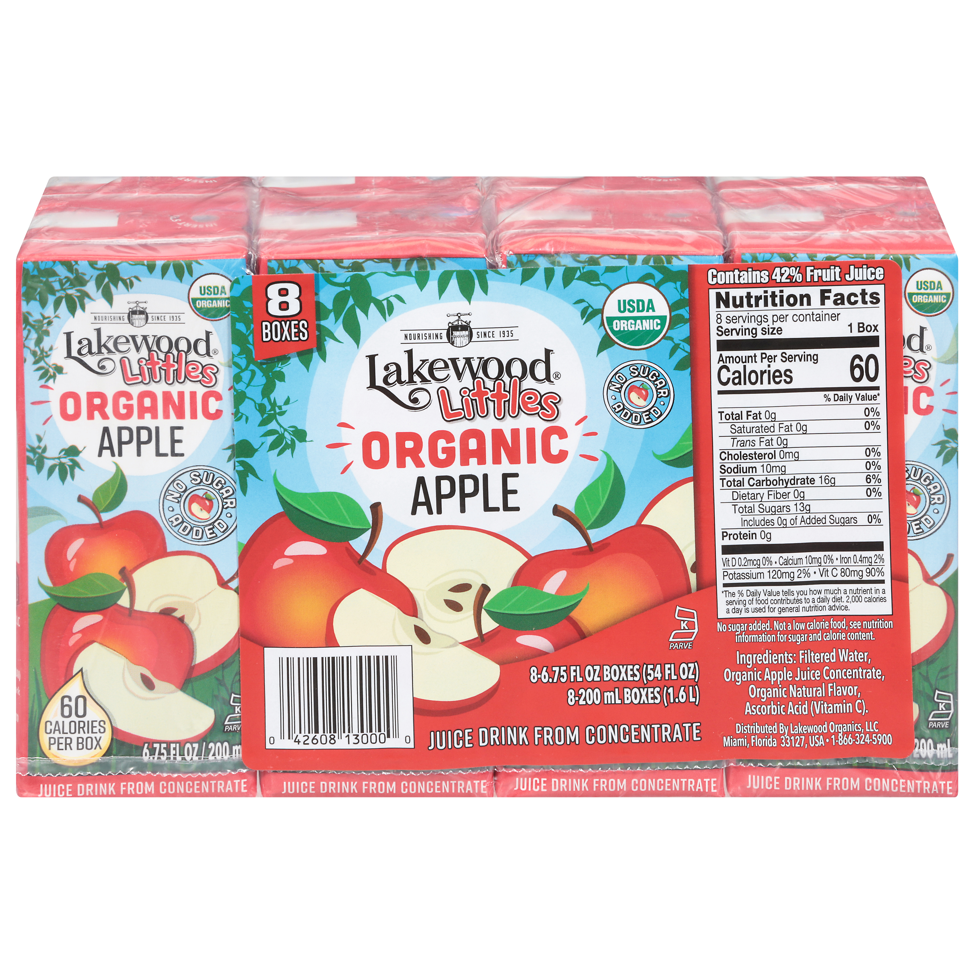 Lakewood Littles Organic Apple Juice Drink from Concentrate
