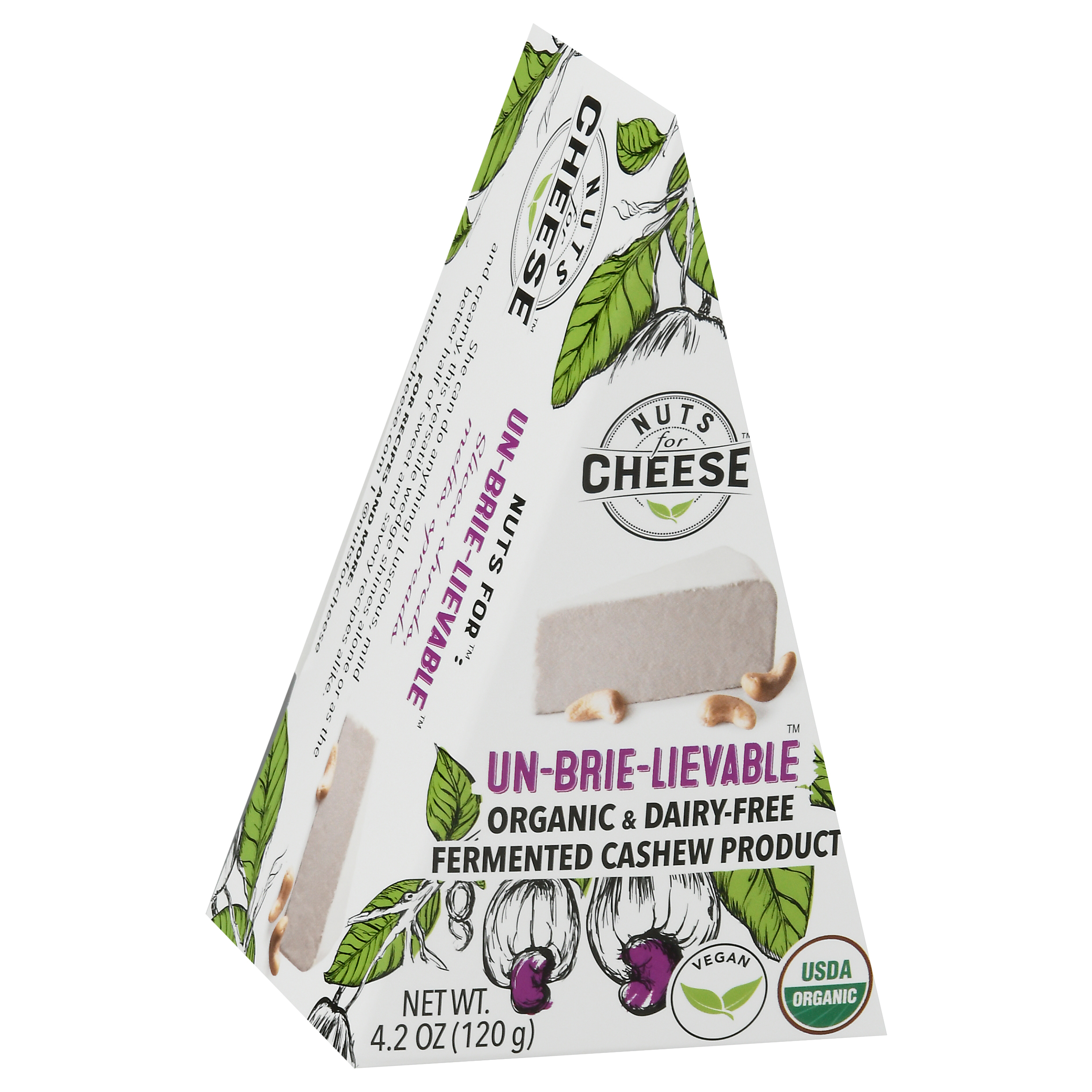 Nuts for Cheese Organic & Dairy-Free Un-Brie-Lievable Fermented Cashew Product