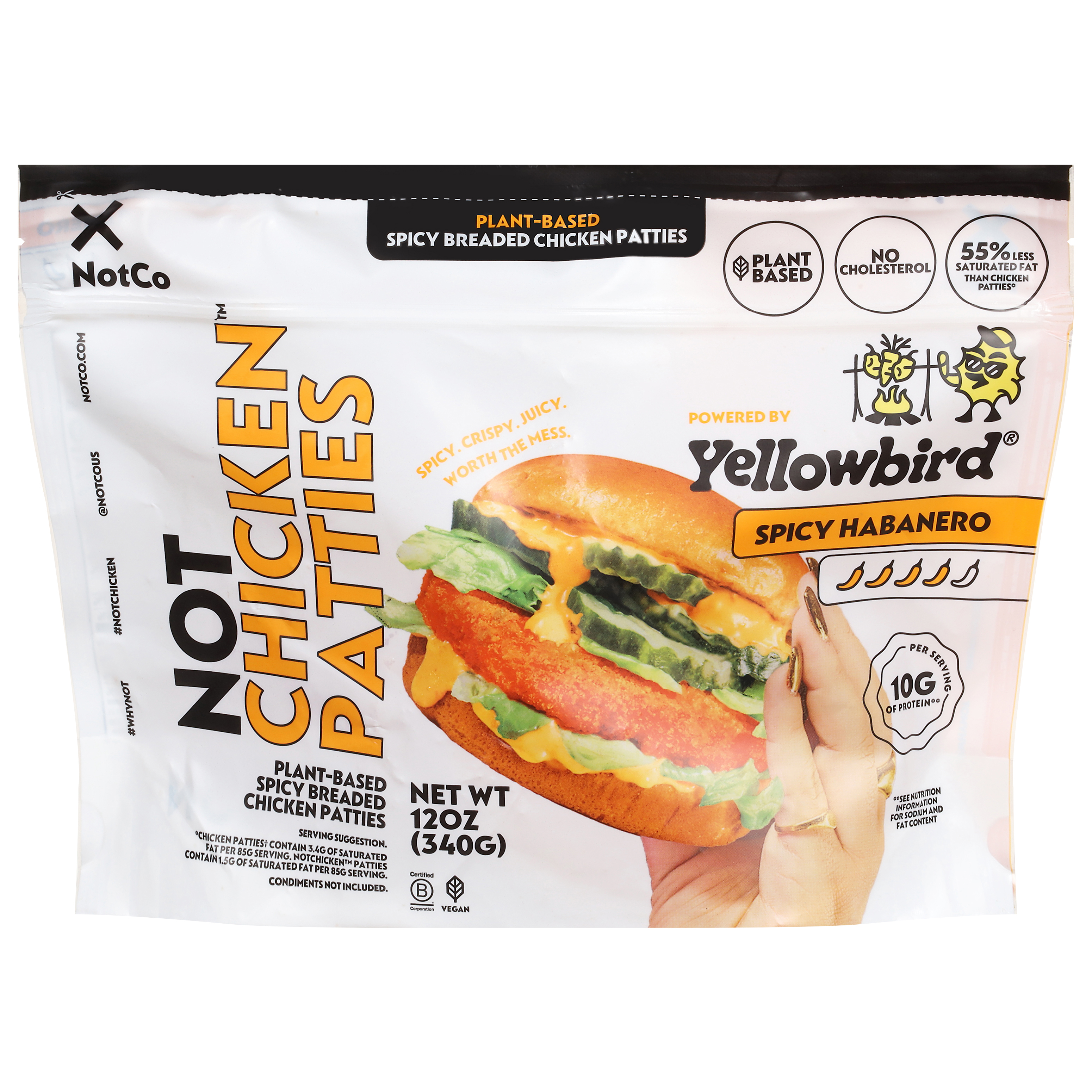 NotCo Spicy Habanero Not Chicken Patties