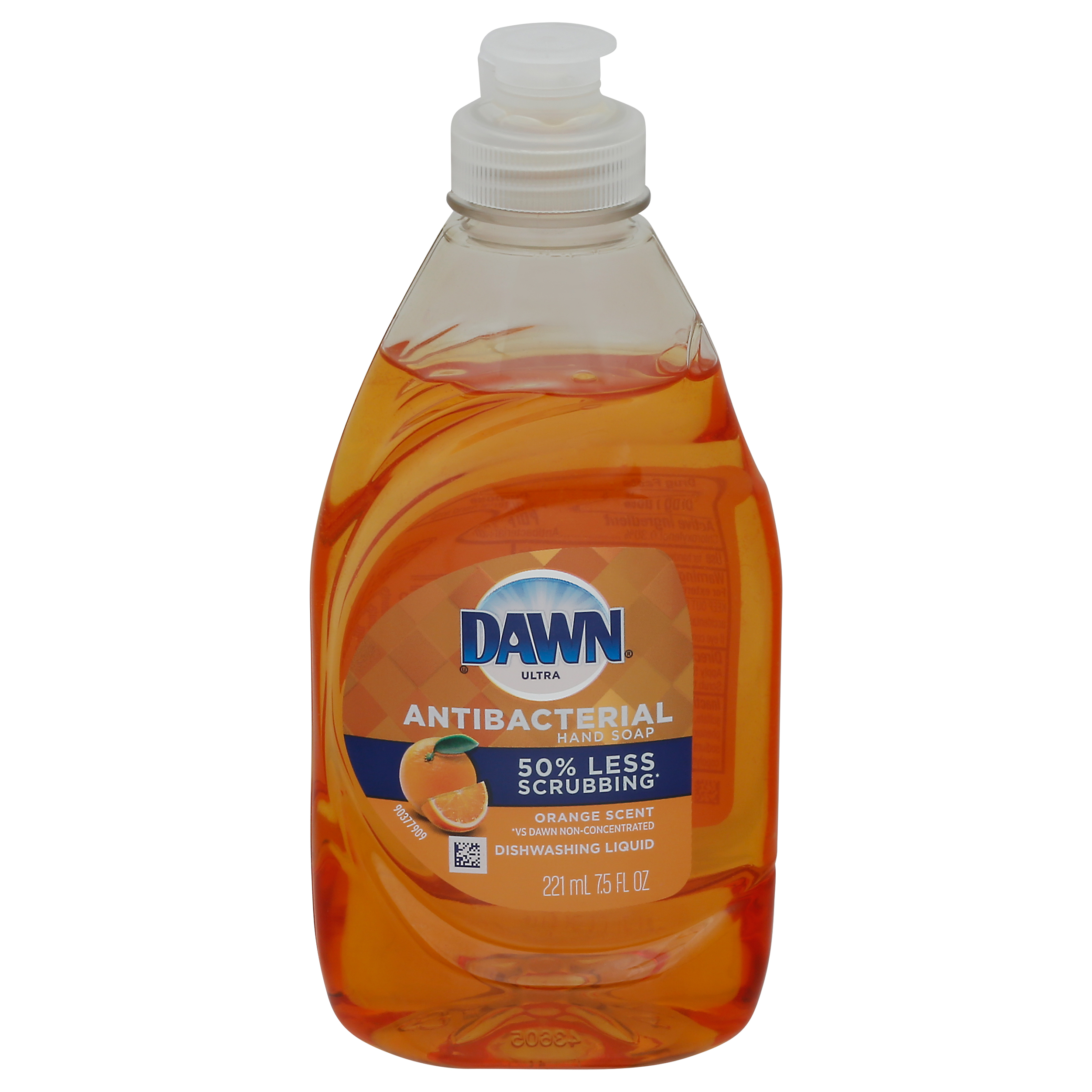 Dawn Ultra Antibacterial Hand Soap Orange Scent Dishwashing Liquid 7.5 fl oz