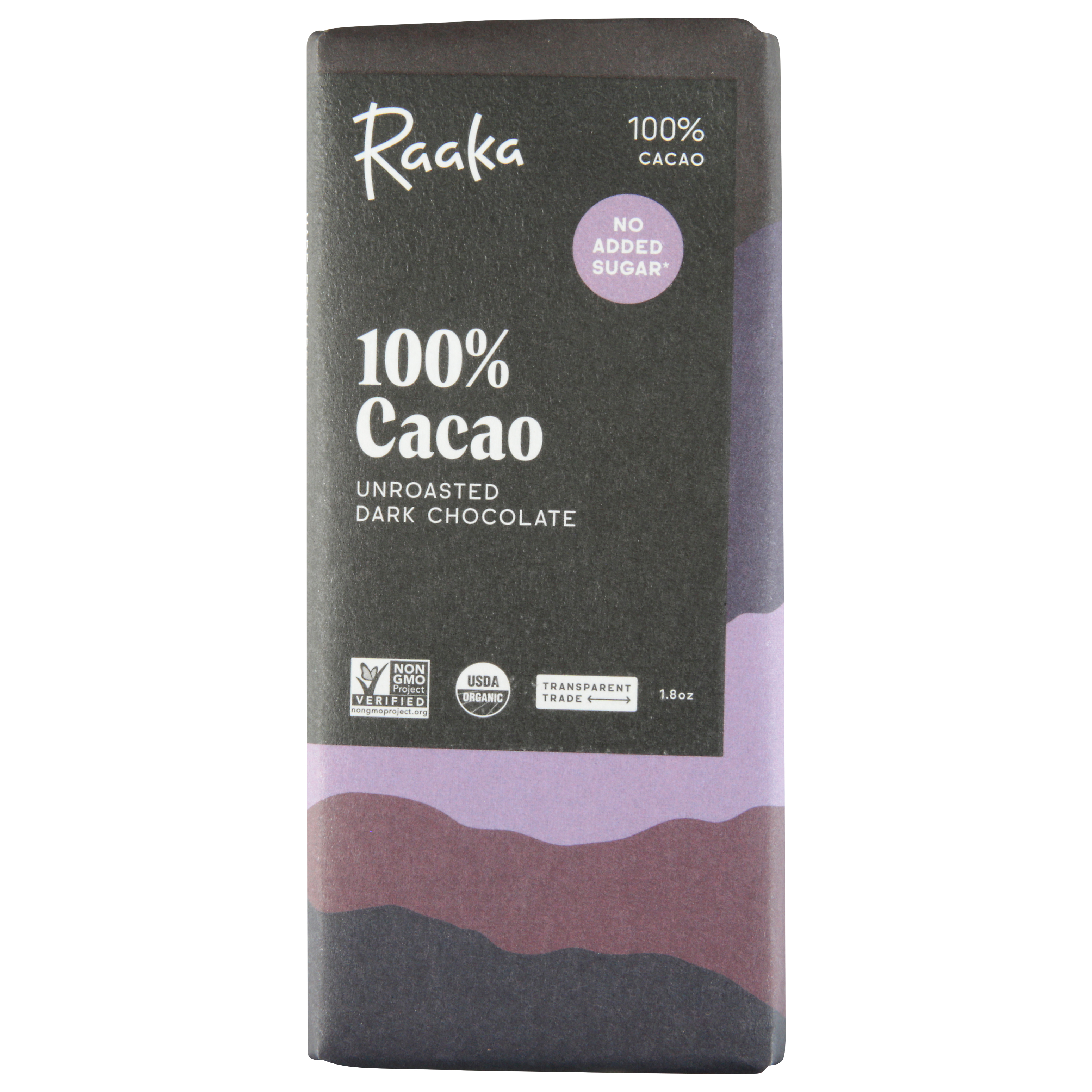 Raaka 100% Cacao Unroasted Dark Chocolate
