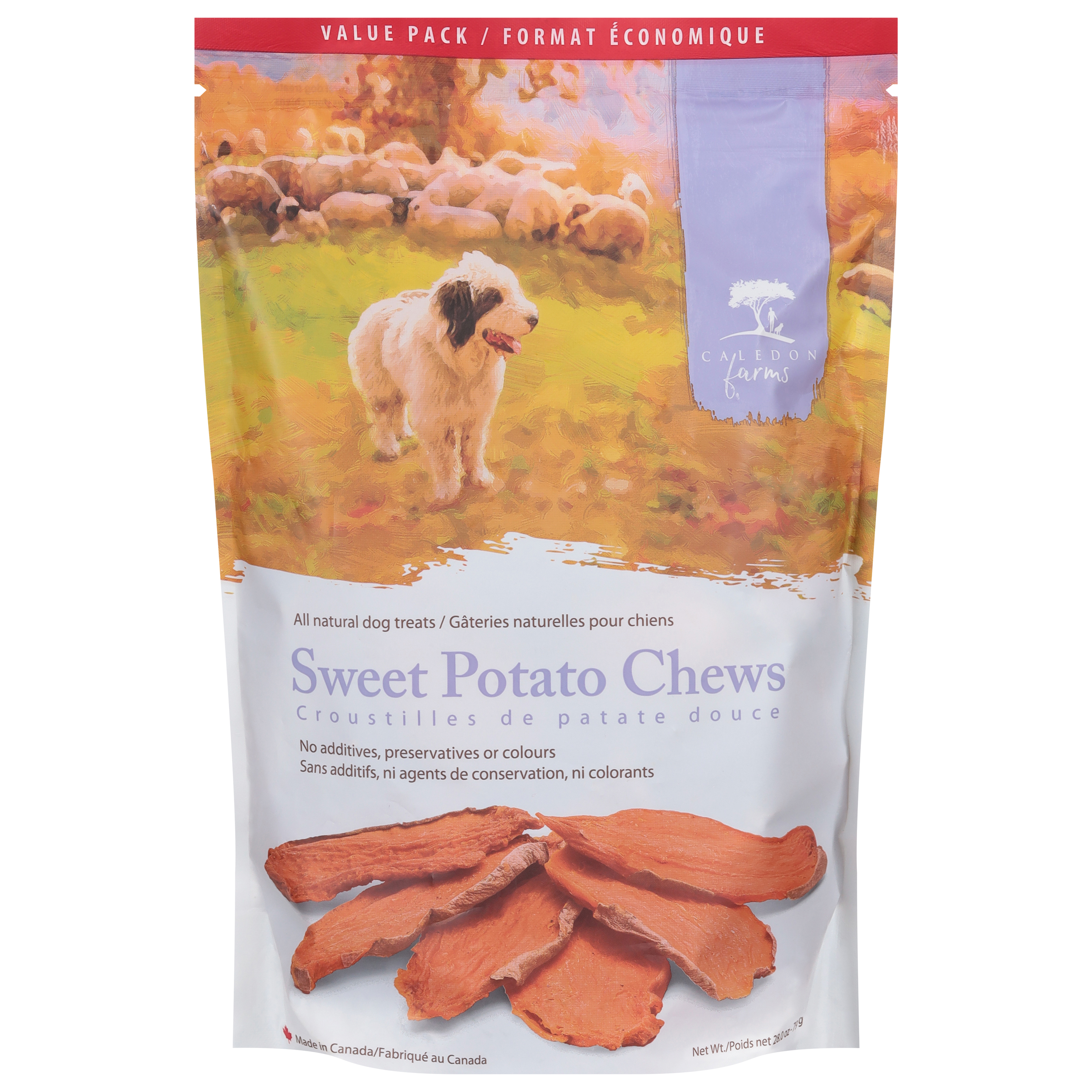 Caledon Farms Value Pack Sweet Potato Chews Dog Treats Value Pack