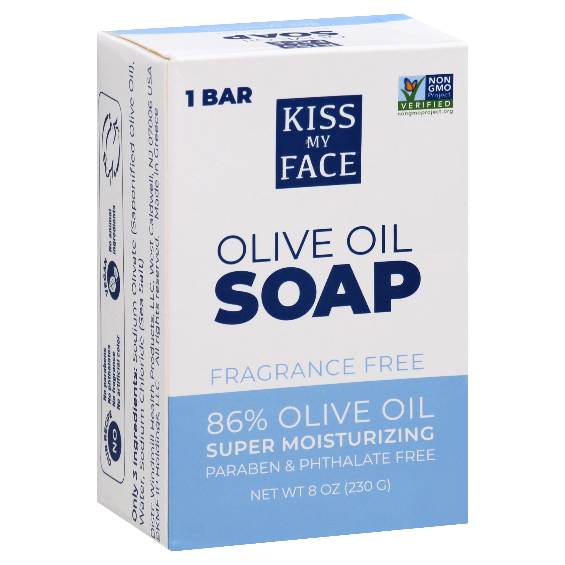 Kiss My Face Fragrance Free Olive Oil Soap