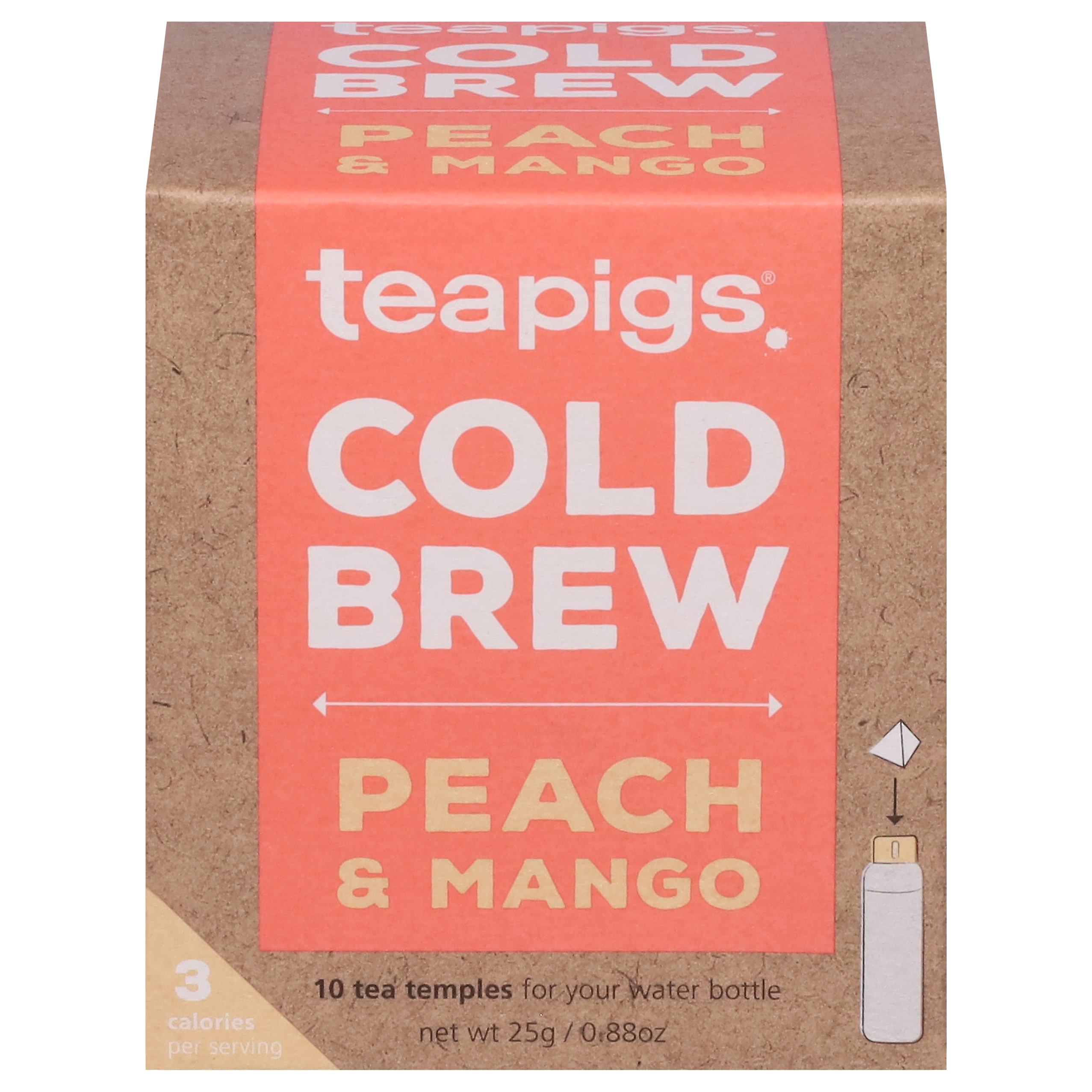Teapigs Cold Brew Peach & Mango Tea 10 - 2.5 g Tea Temples