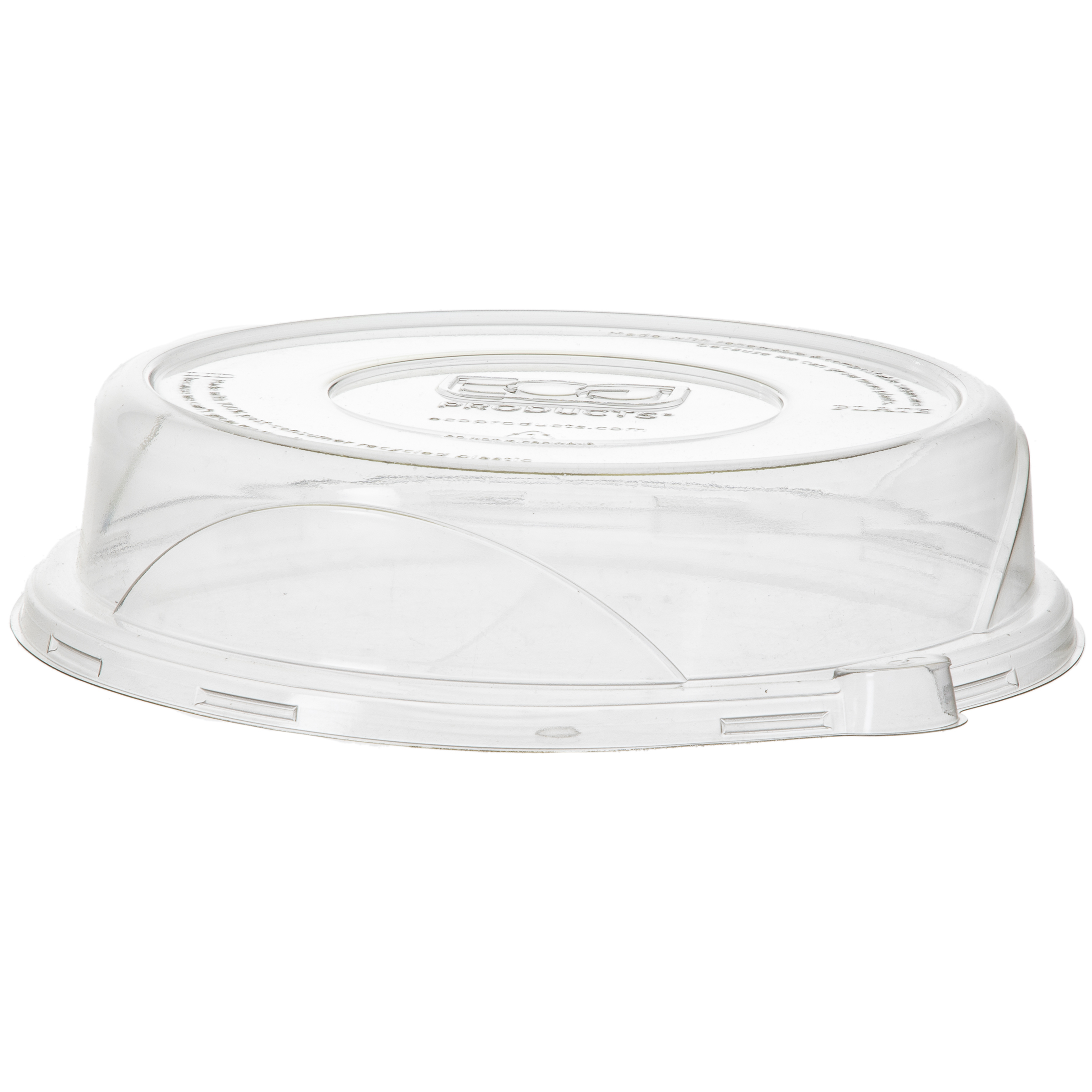 9in RPET Lid for Round Plates 300/cs