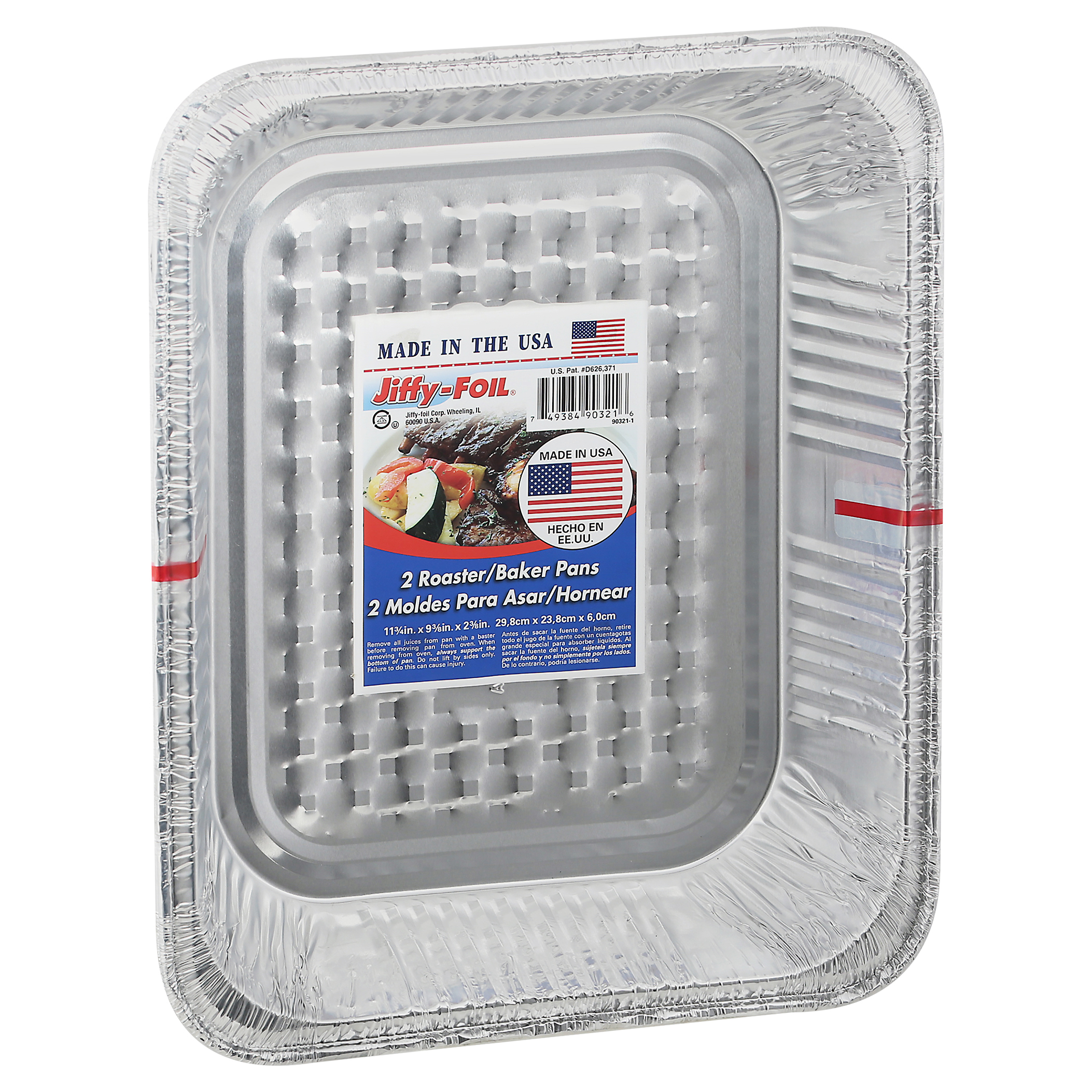 Jiffy-Foil Roaster/Baker Pans 2 ea