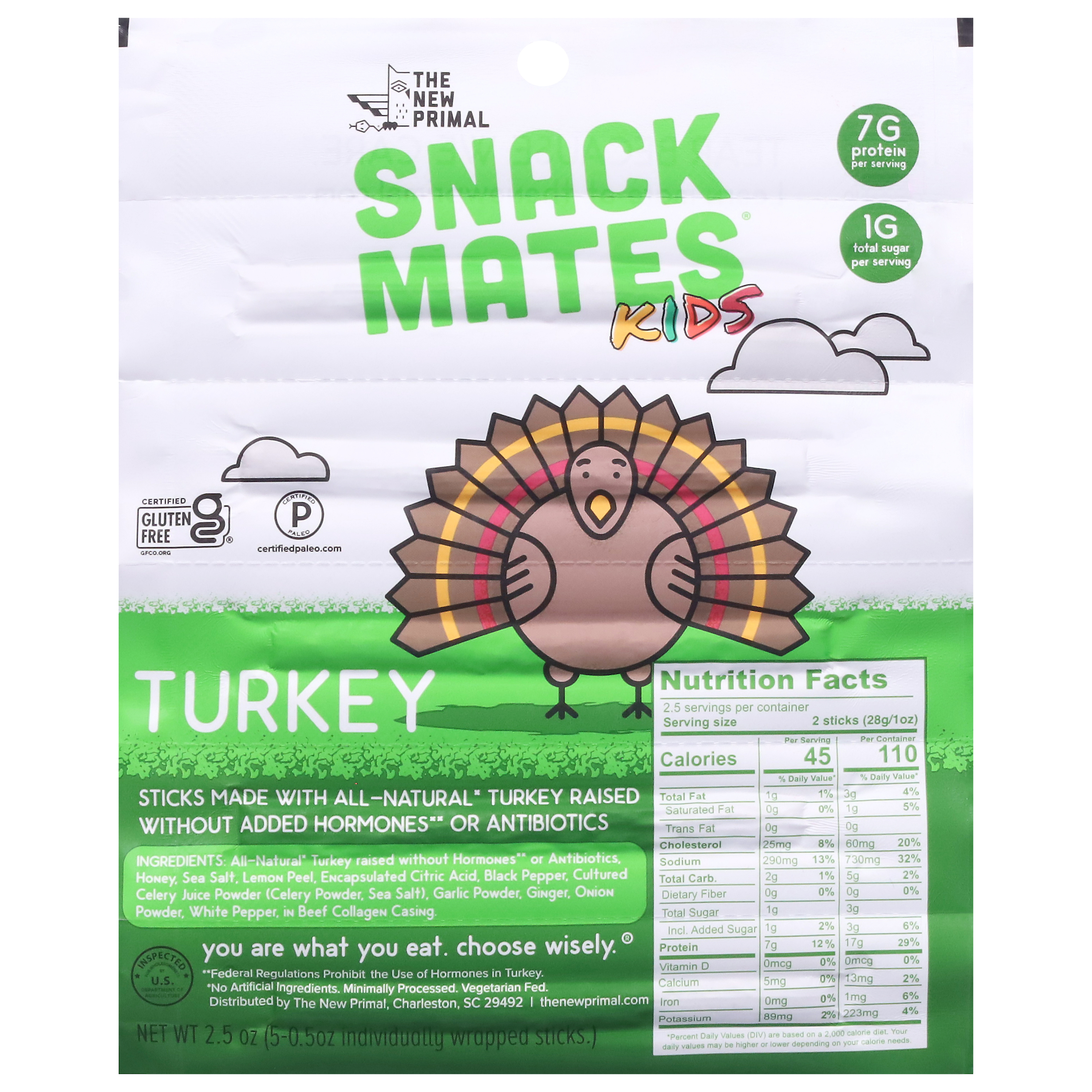 Snack Mates Kids Turkey Meat Snacks