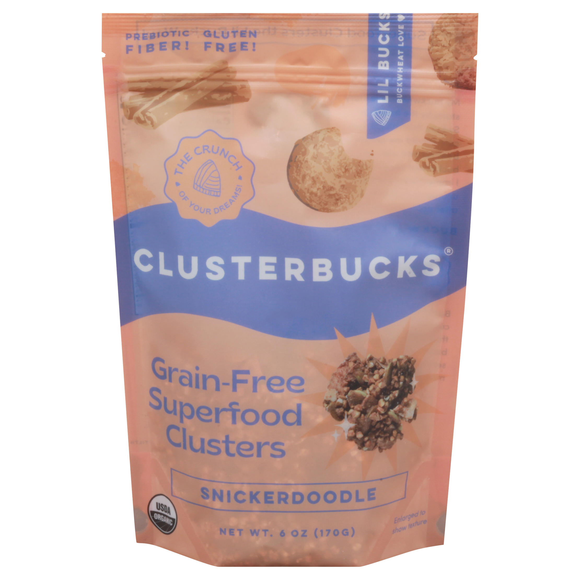 Clusterbucks Snickerdoodle Grain-Free Superfood Clusters