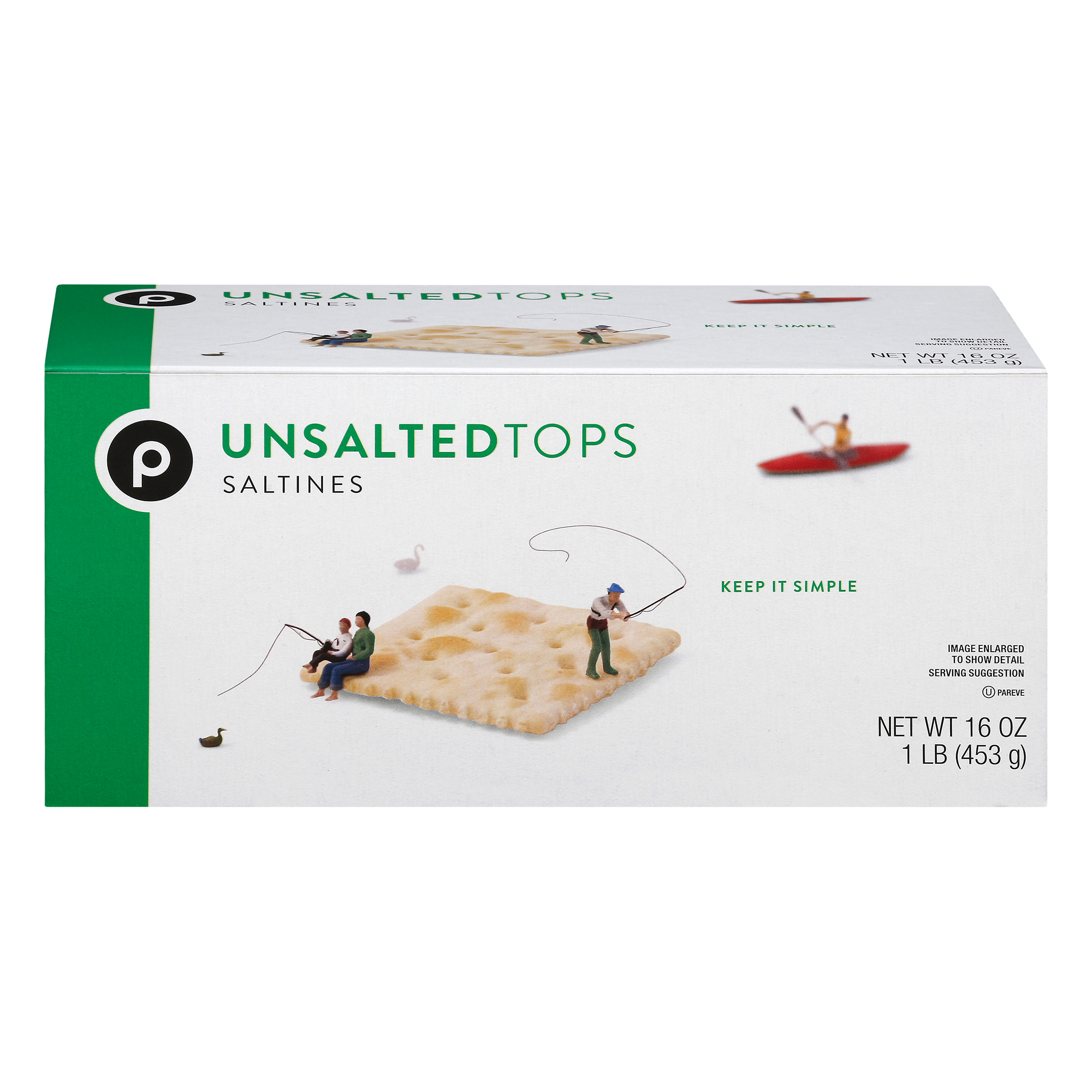 Publix Unsalted Tops Saltines 16.0 oz BOX