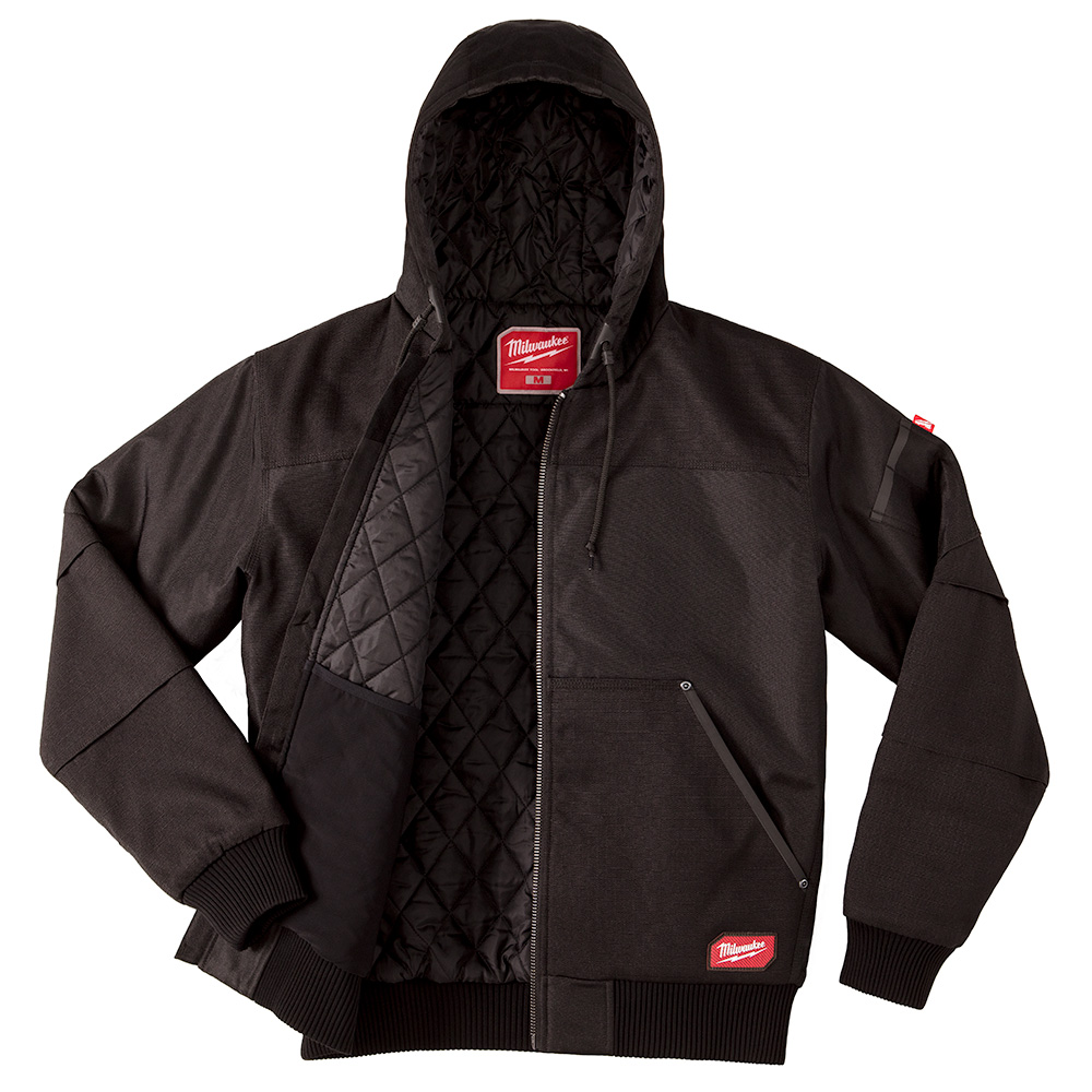 GridIron™ Hooded Jacket - Black Image
