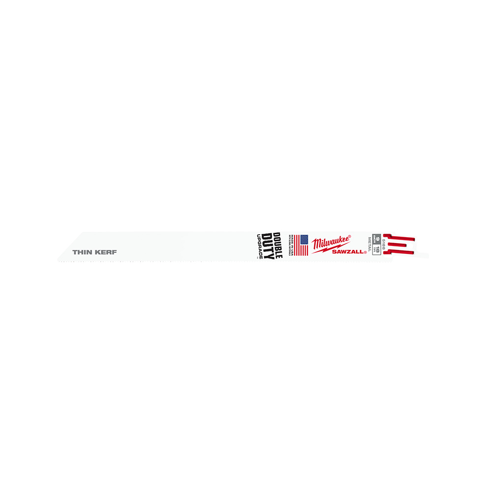 Product image for Milwaukee 48-01-7188 9 Inch 18 TPI Super Sawzall Blade
