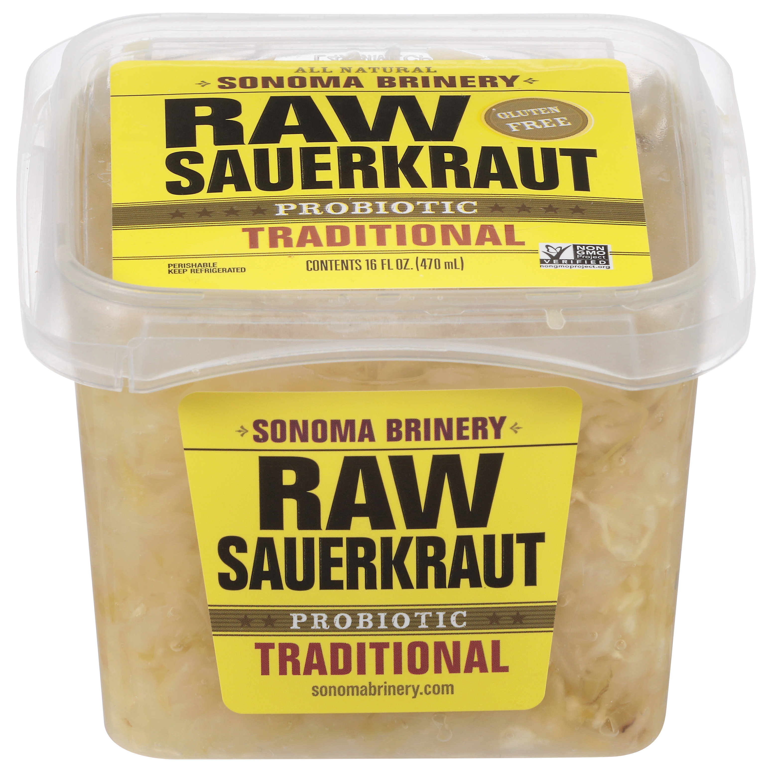 Sonoma Brinery Raw Probiotic Traditional Sauerkraut