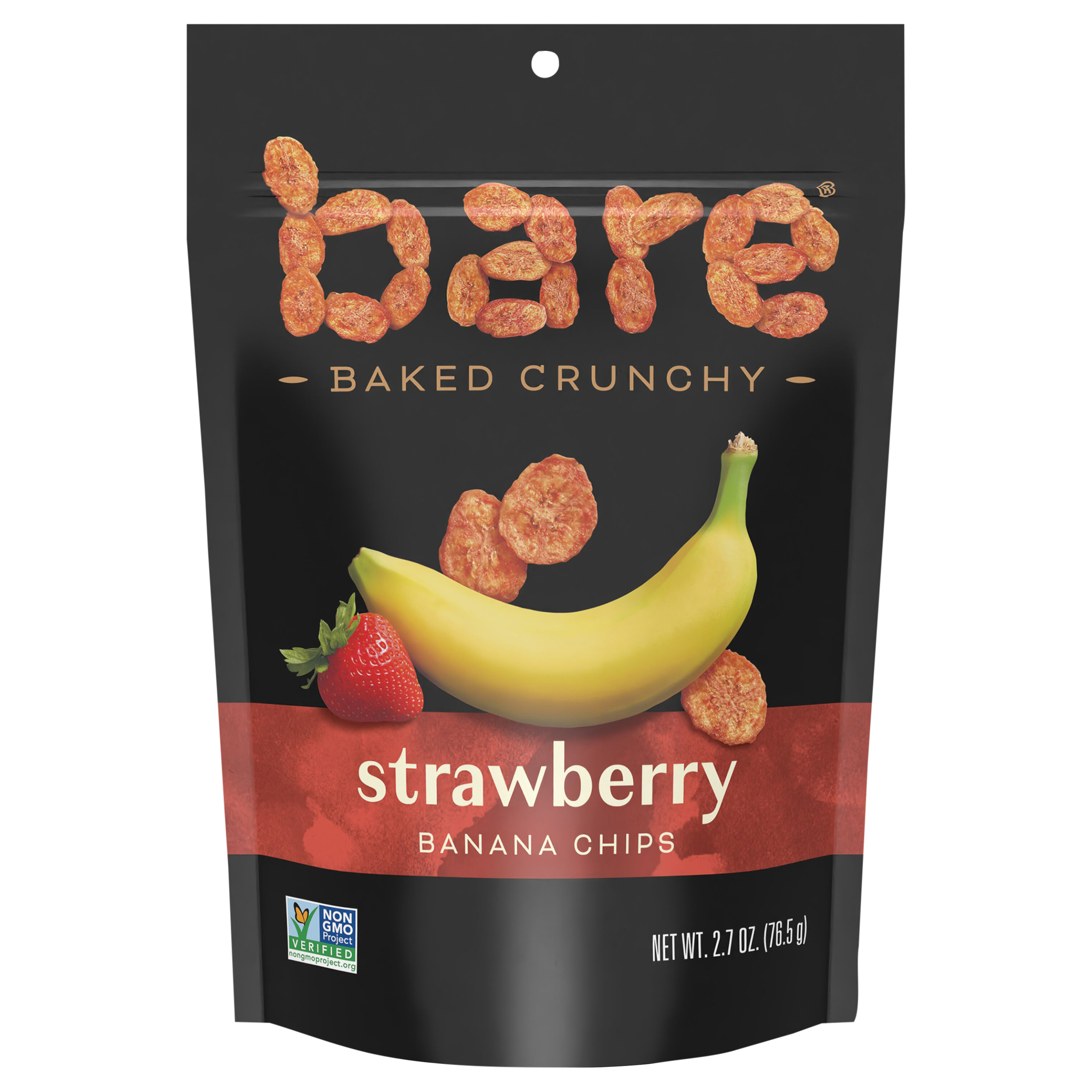 Bare Baked Crunchy Banana Chips Strawberry