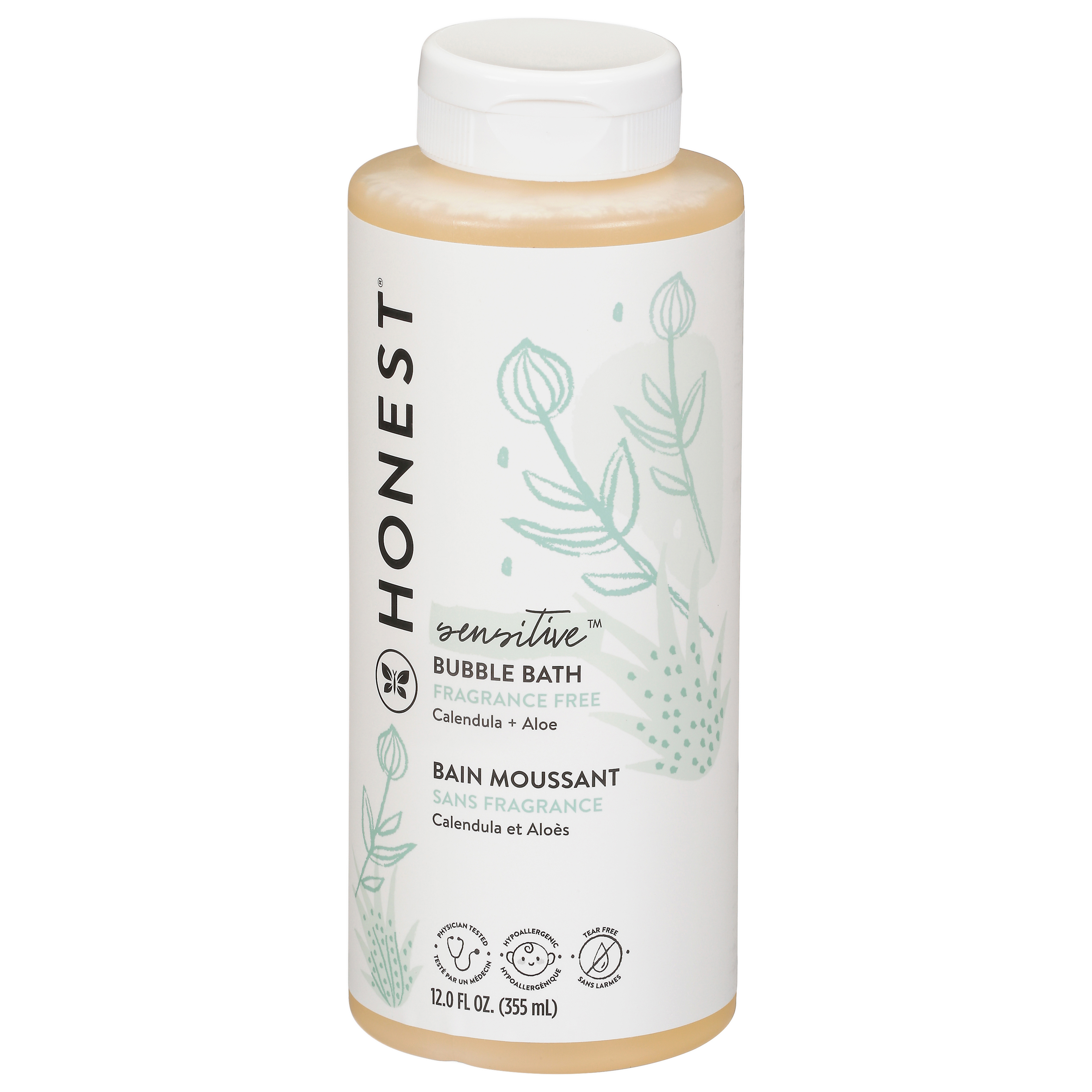 Honest Sensitive Fragrance Free Bubble Bath