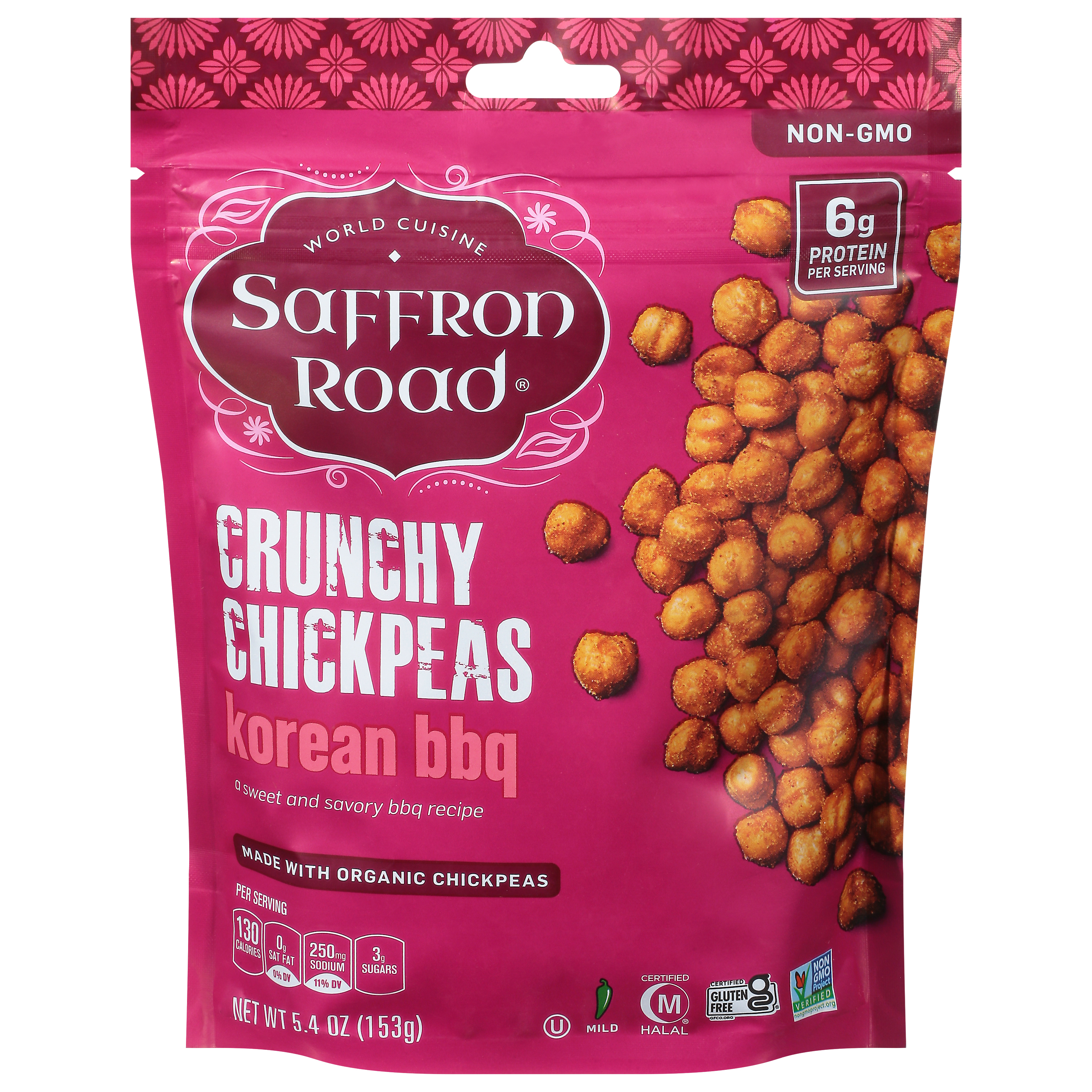 Saffron Road Mild Korean BBQ Crunchy Chickpeas