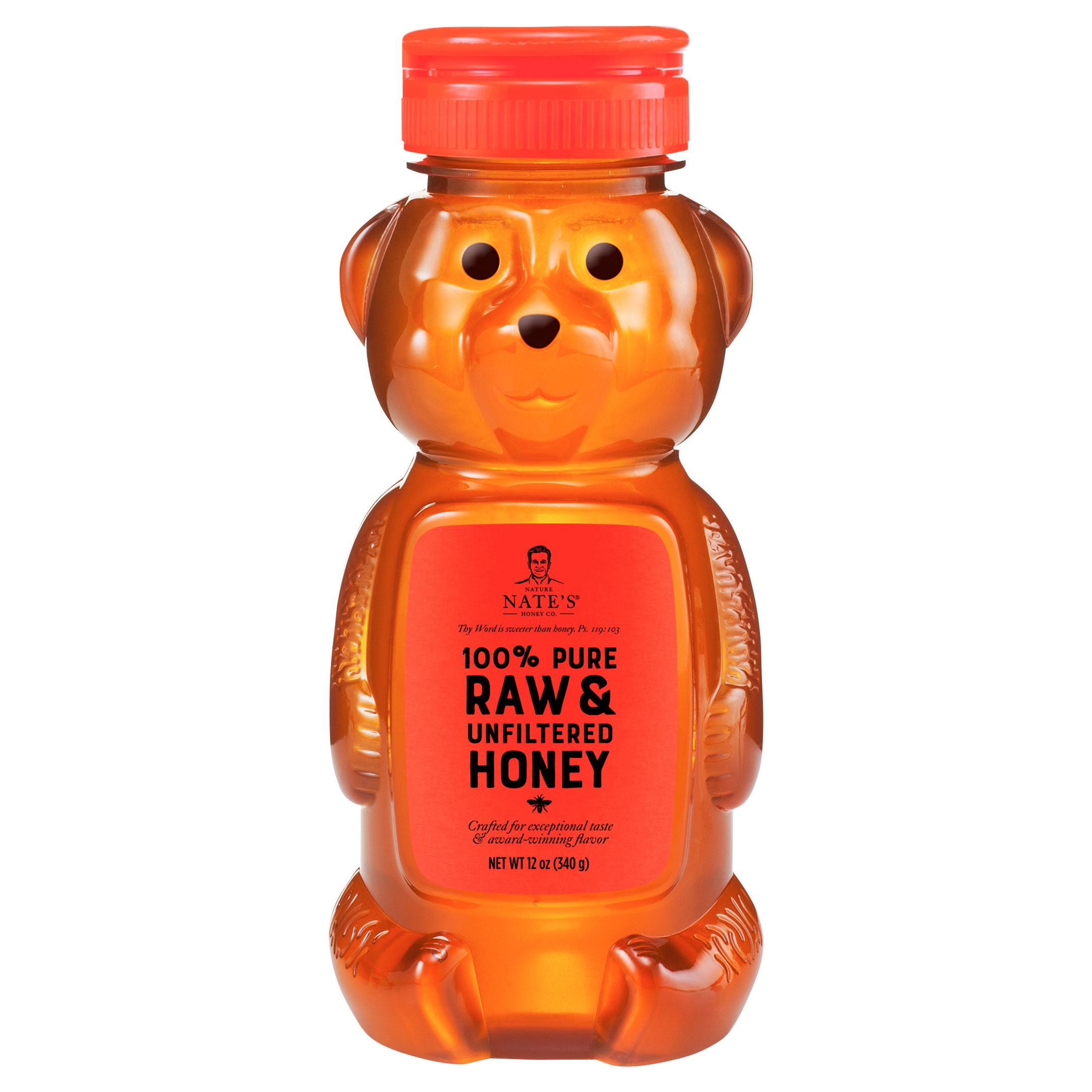 Nature Nate’s 100% Pure, Raw & Unfiltered Honey,