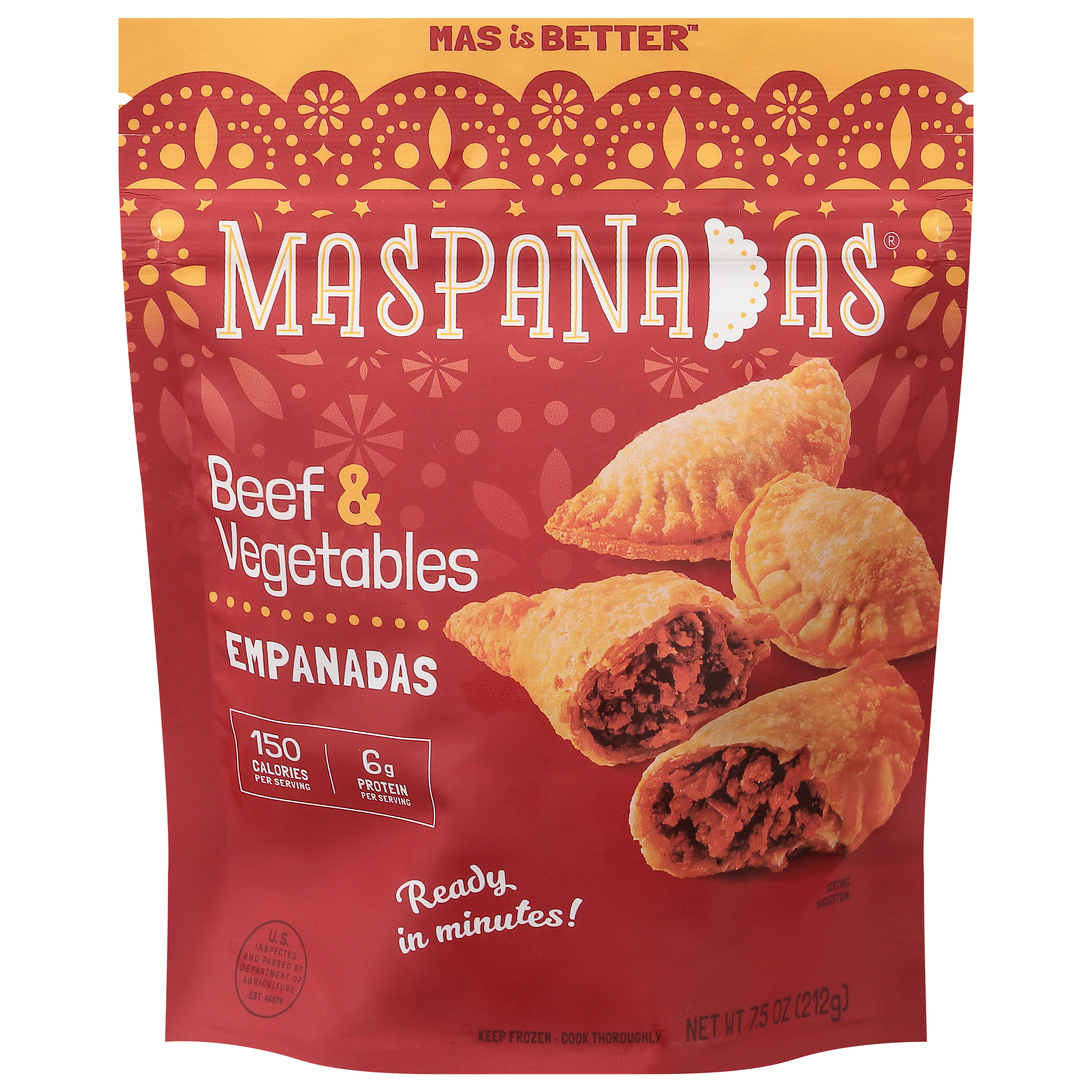 MasPanadas Beef & Vegetables Empanadas