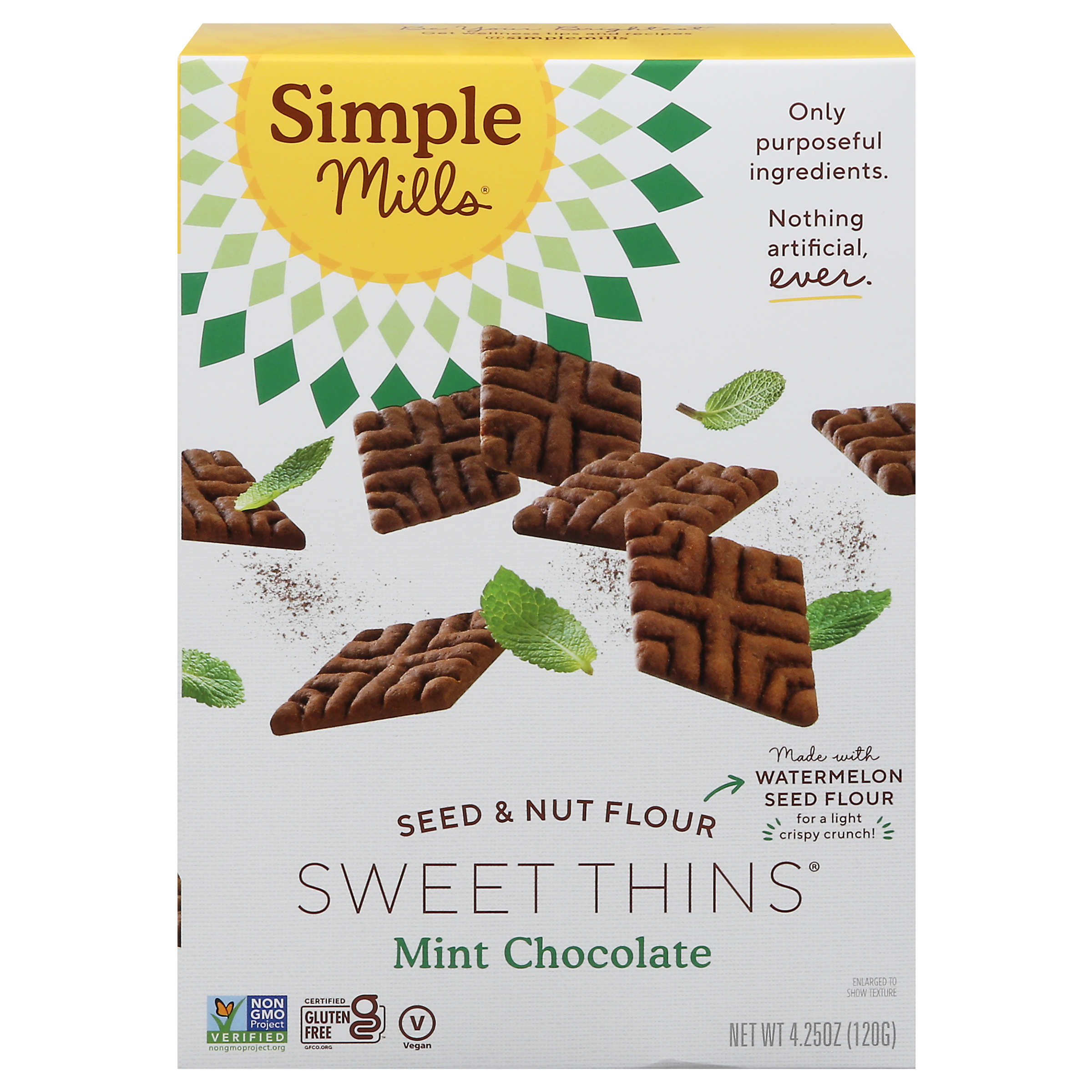 Simple Mills Mint Chocolate Seed & Nut Flour Sweet Thins