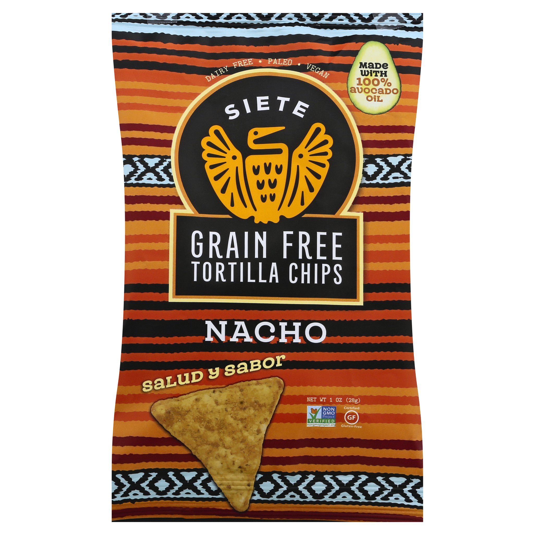 Siete Grain Free Nacho Tortilla Chips