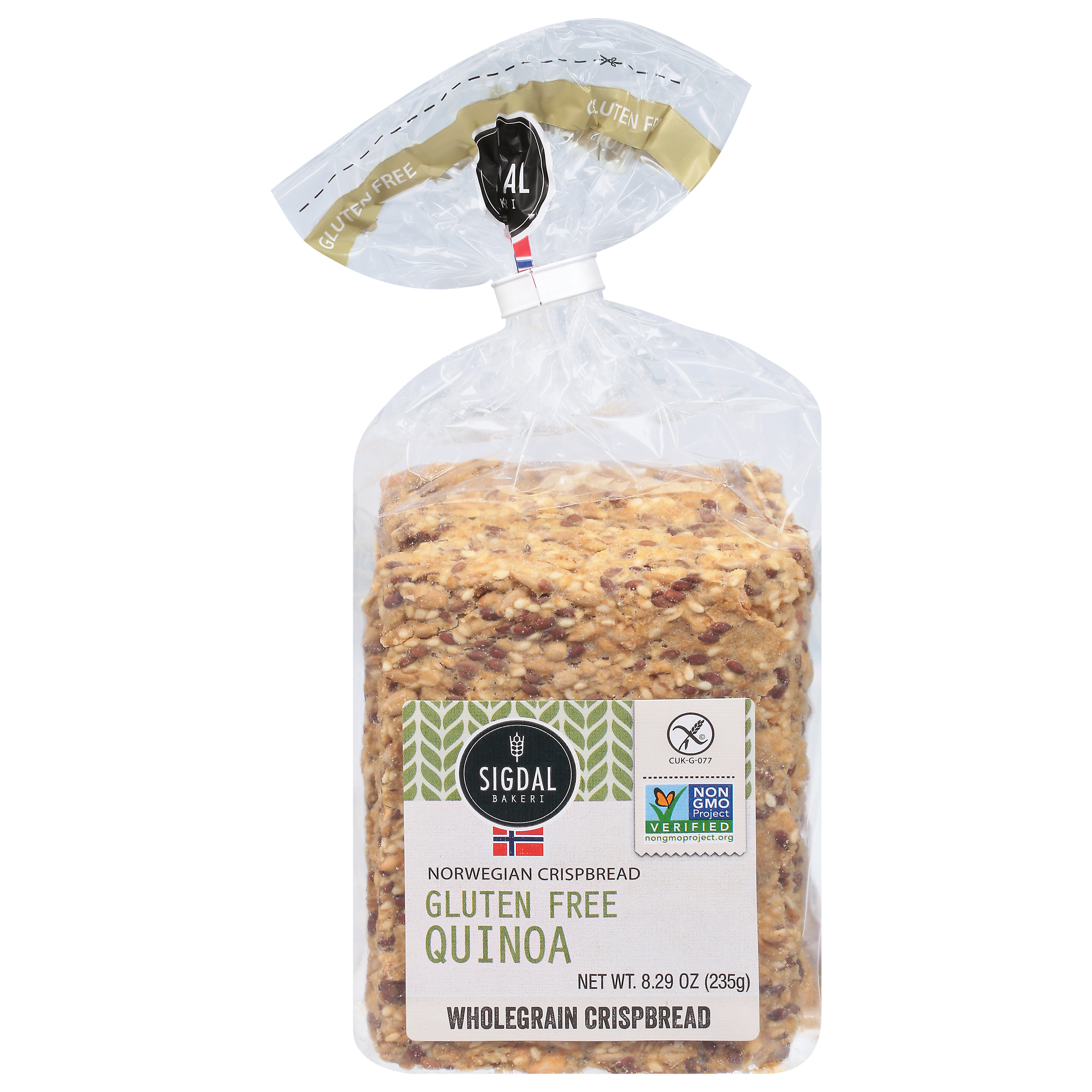 Sigdal Bakeri Gluten Free Quinoa Norwegian Crispbread