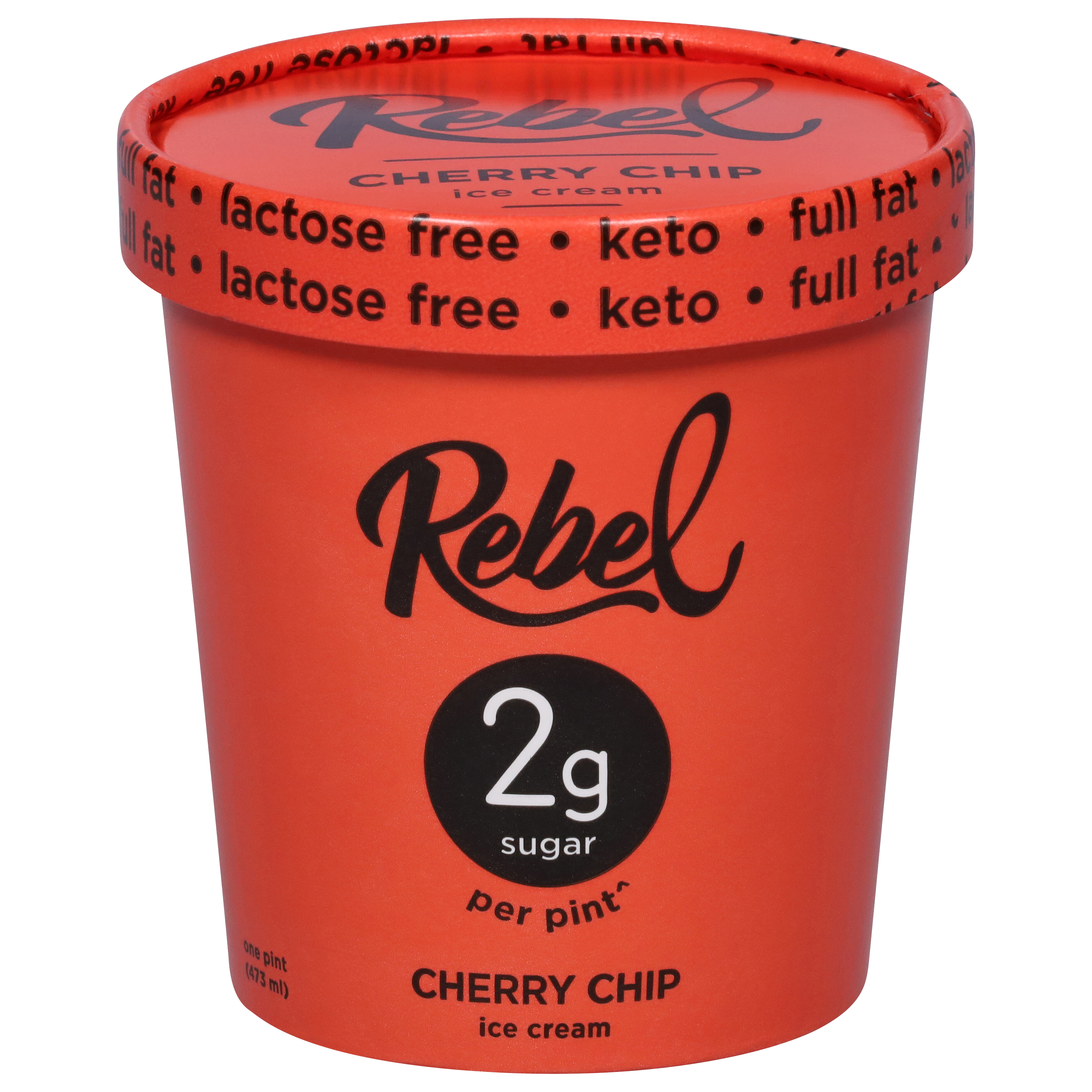 Rebel Cherry Chip Ice Cream