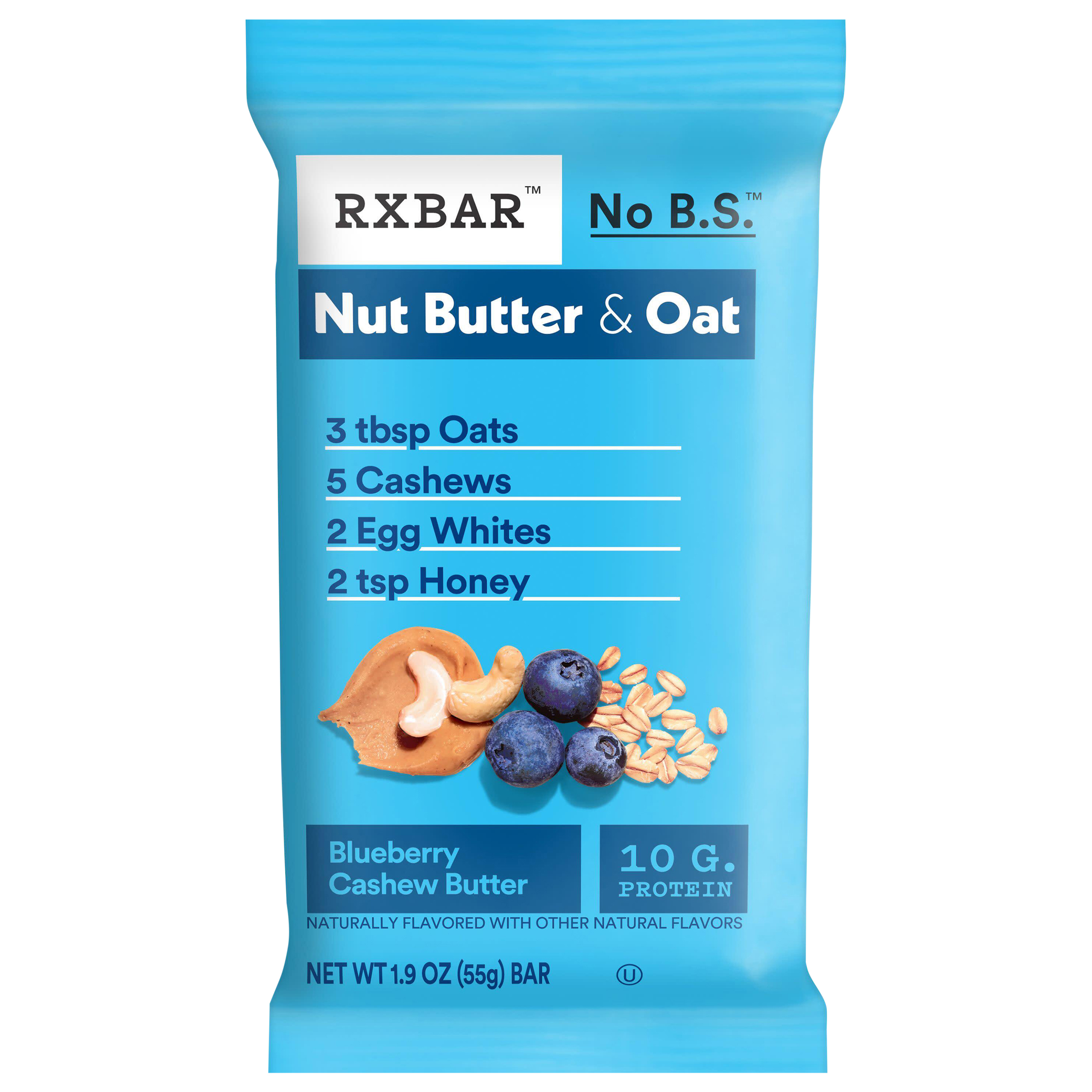 RXBAR Nut Butter and Oat Blueberry Cashew Butter Protein Bars