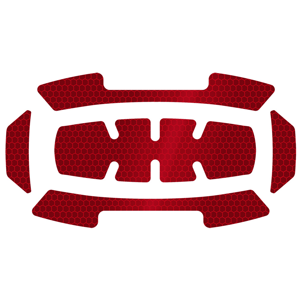 5PC BOLT Reflective Sticker Set - Red