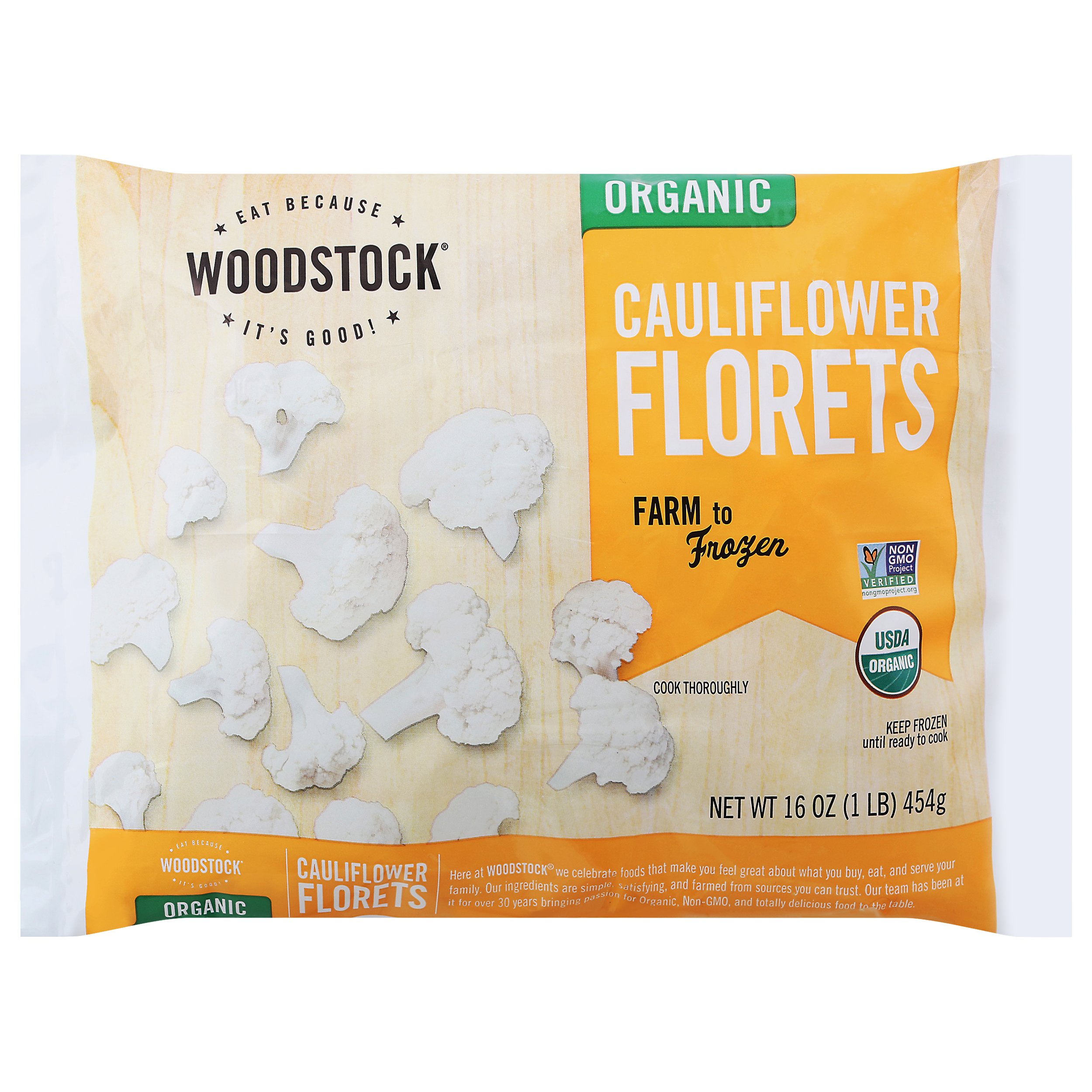 Woodstock Organic Cauliflower Florets