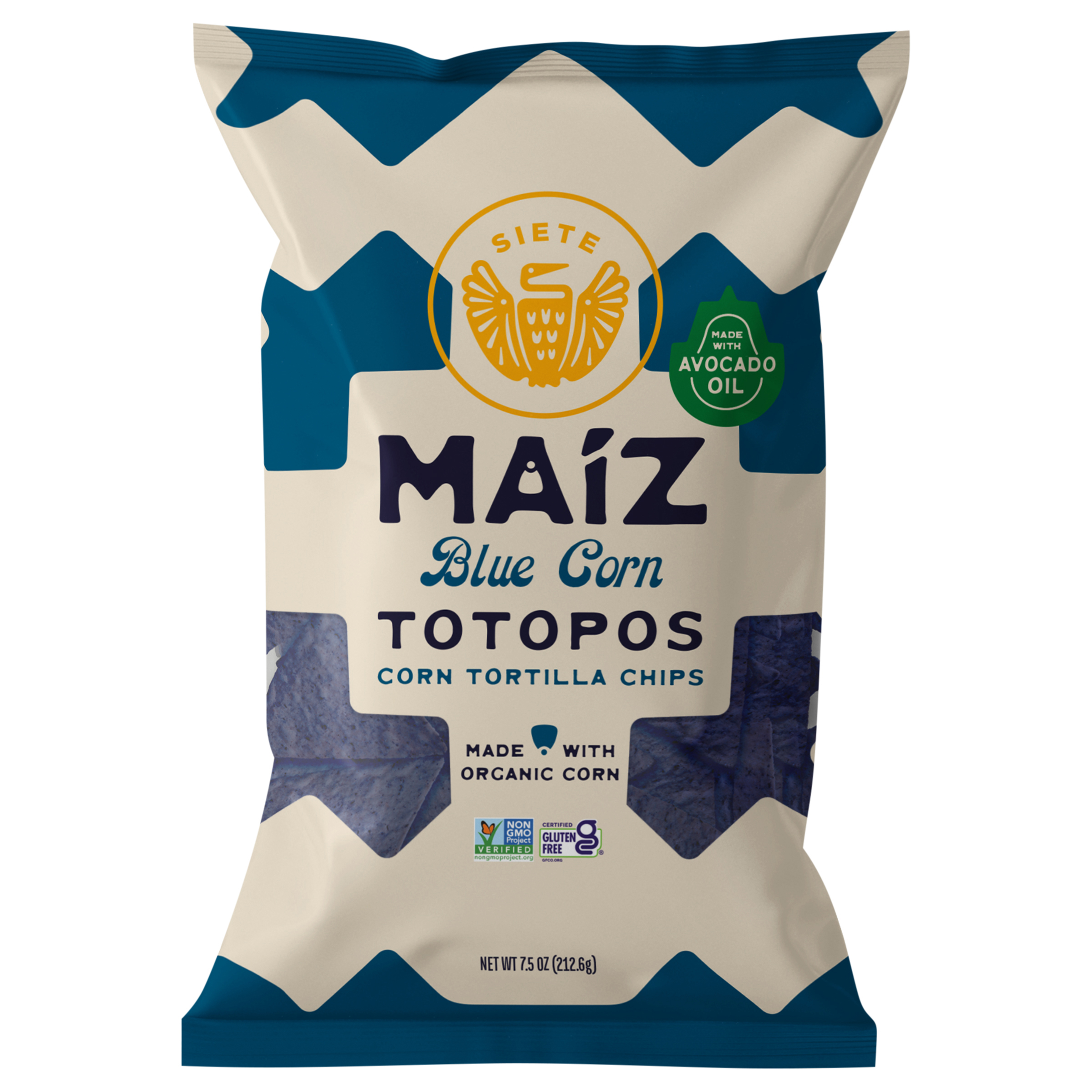 Siete 7.5oz Sea Salt Blue Corn Tortilla Chip