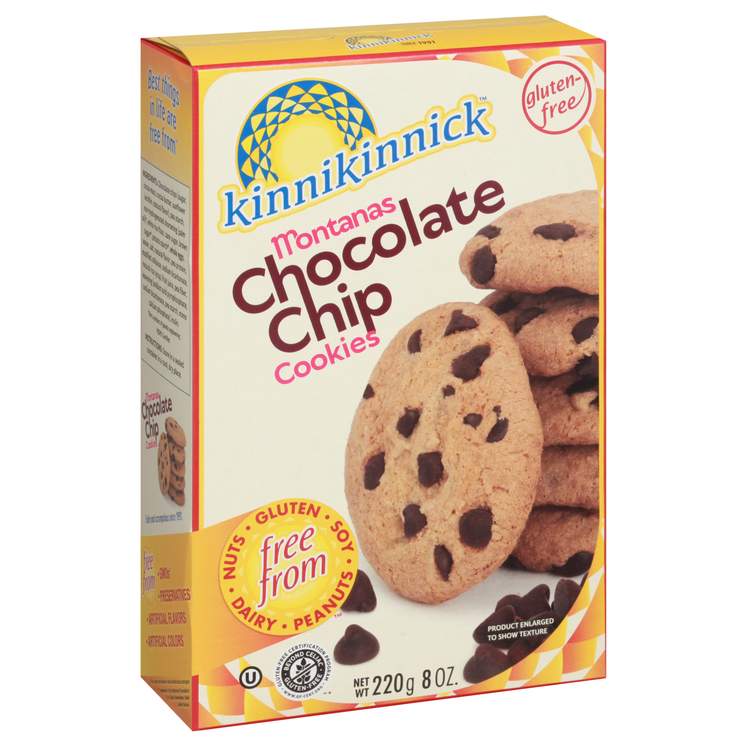 Kinnikinnick Montanas Chocolate Chip Cookies